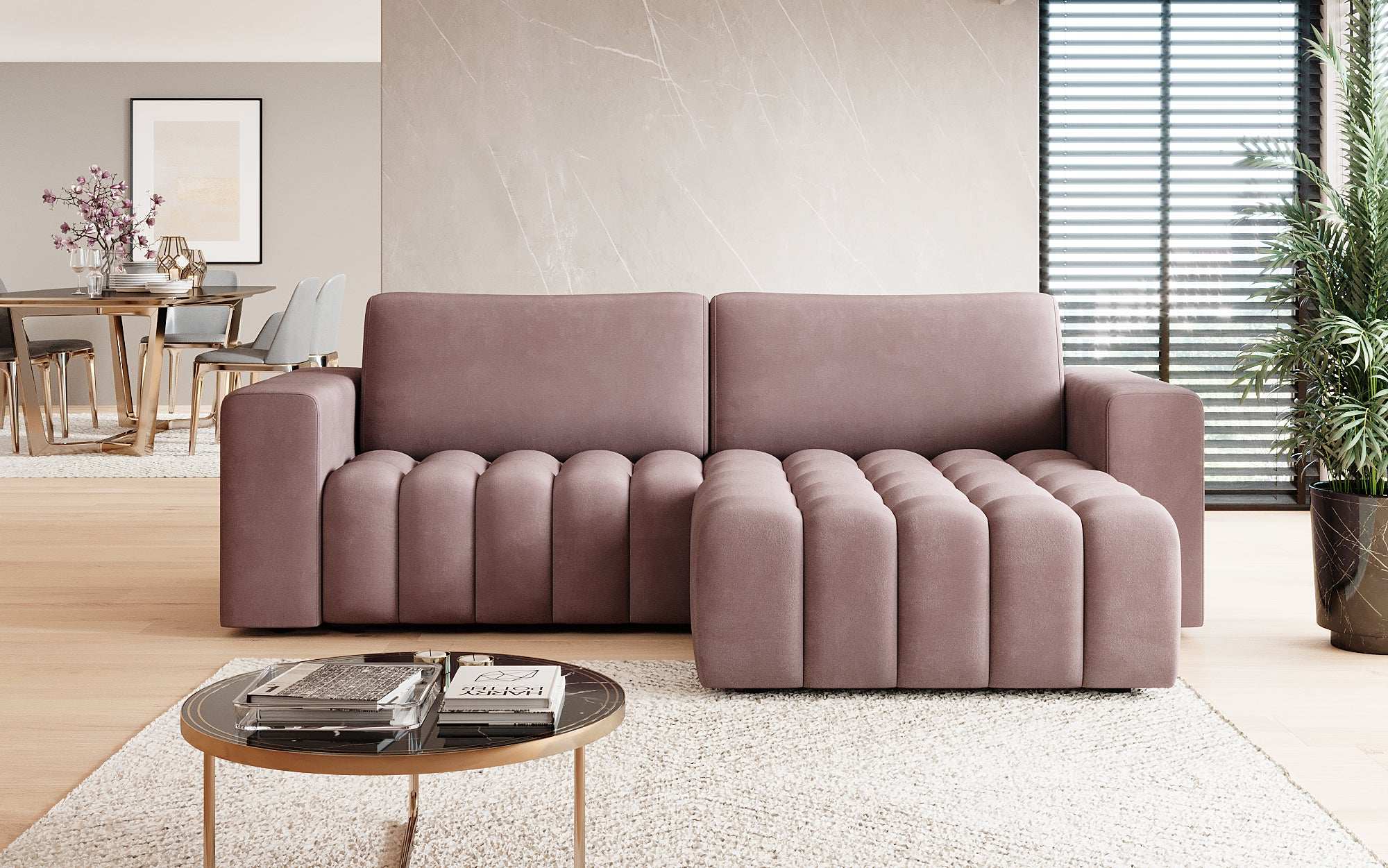 Designer Sofa Tirina mit Schlaffunktion