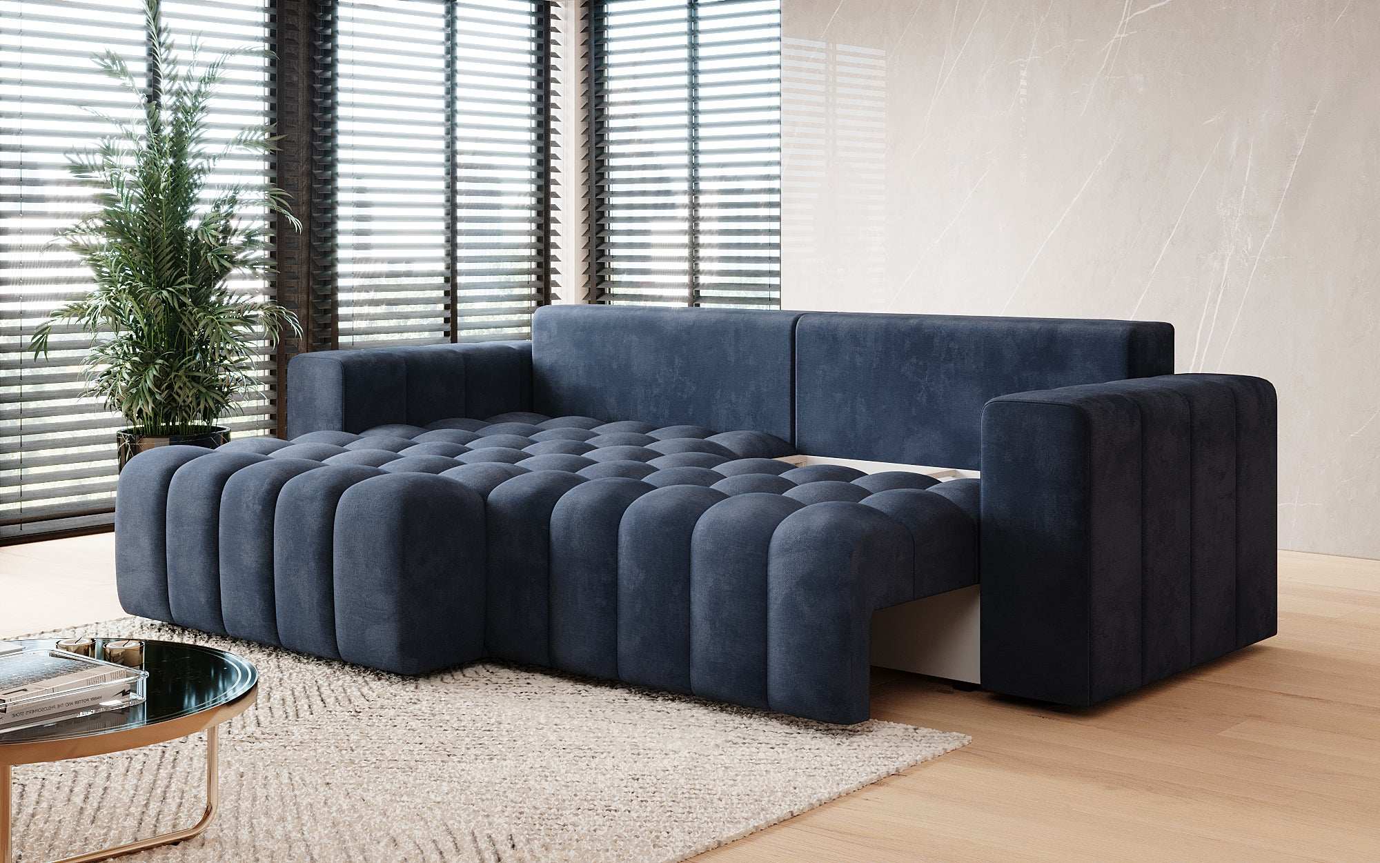 Designer Sofa Tirina mit Schlaffunktion