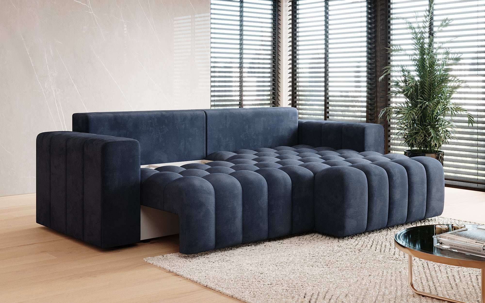 Designer Sofa Tirina mit Schlaffunktion