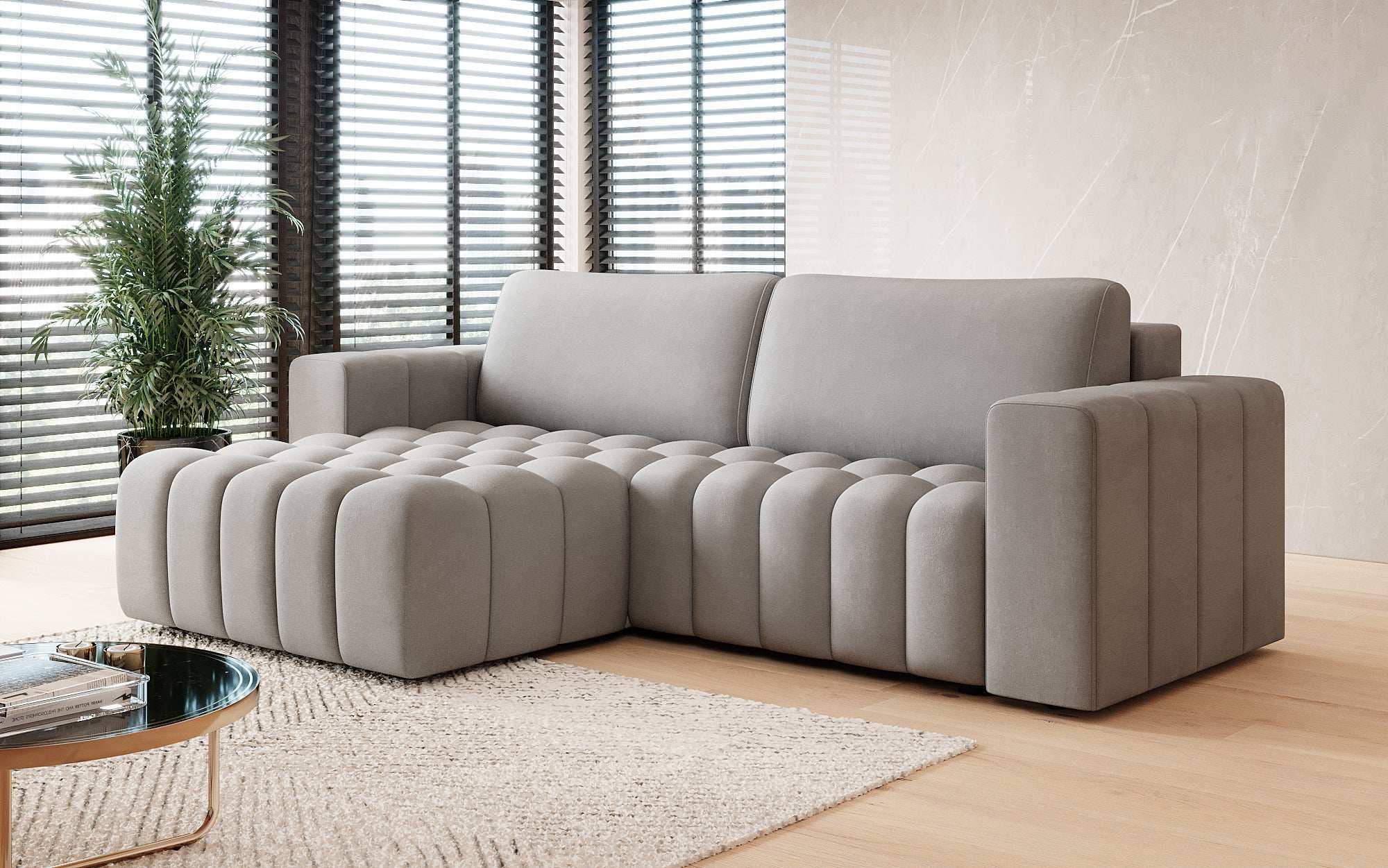 Designer Sofa Tirina mit Schlaffunktion