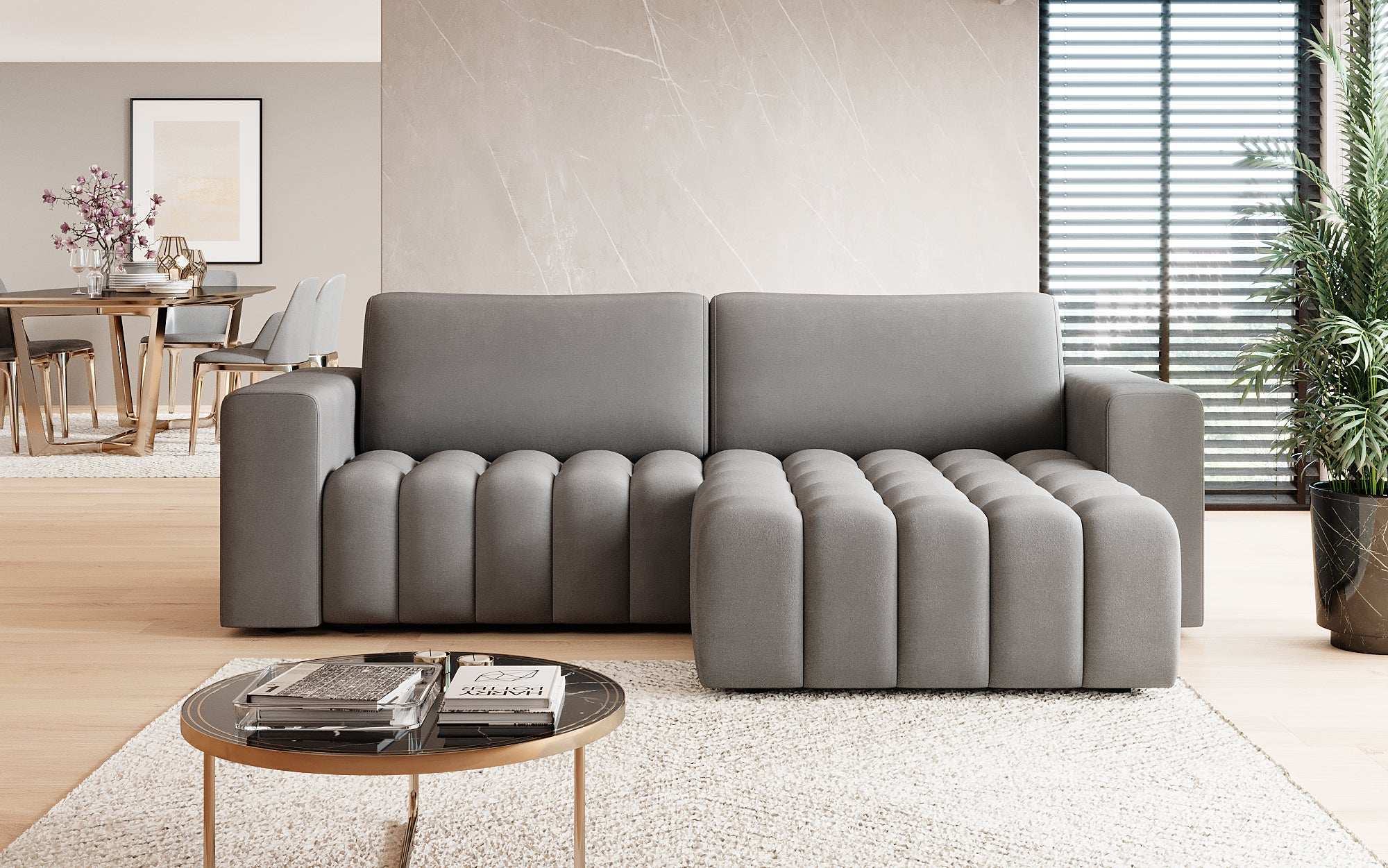 Designer Sofa Tirina mit Schlaffunktion