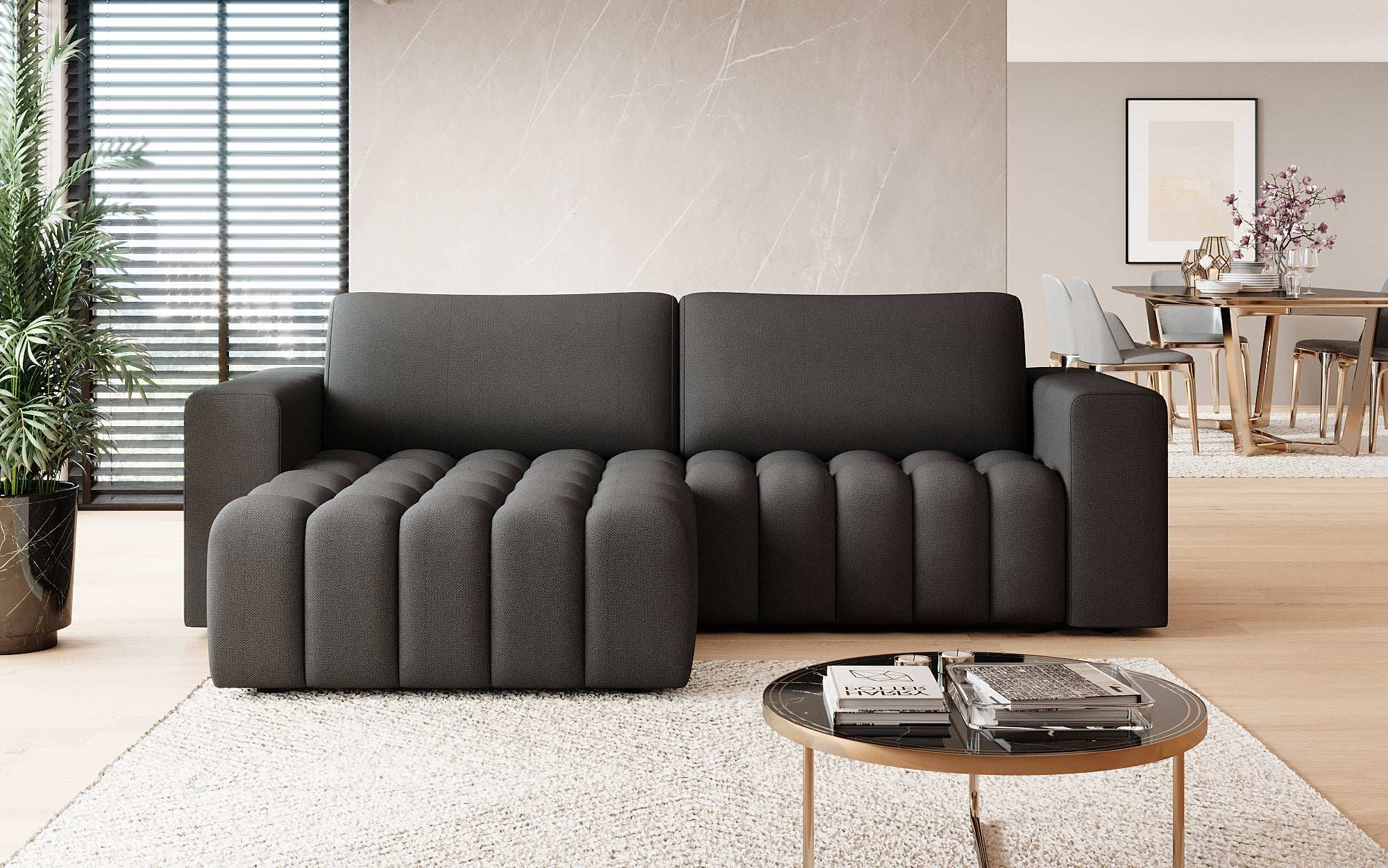 Designer Sofa Tirina mit Schlaffunktion