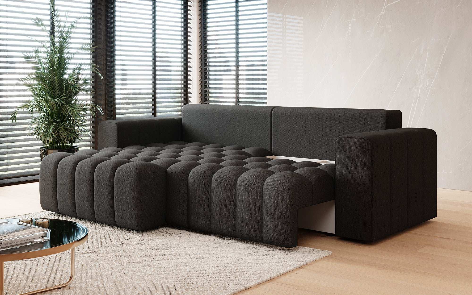 Designer Sofa Tirina mit Schlaffunktion