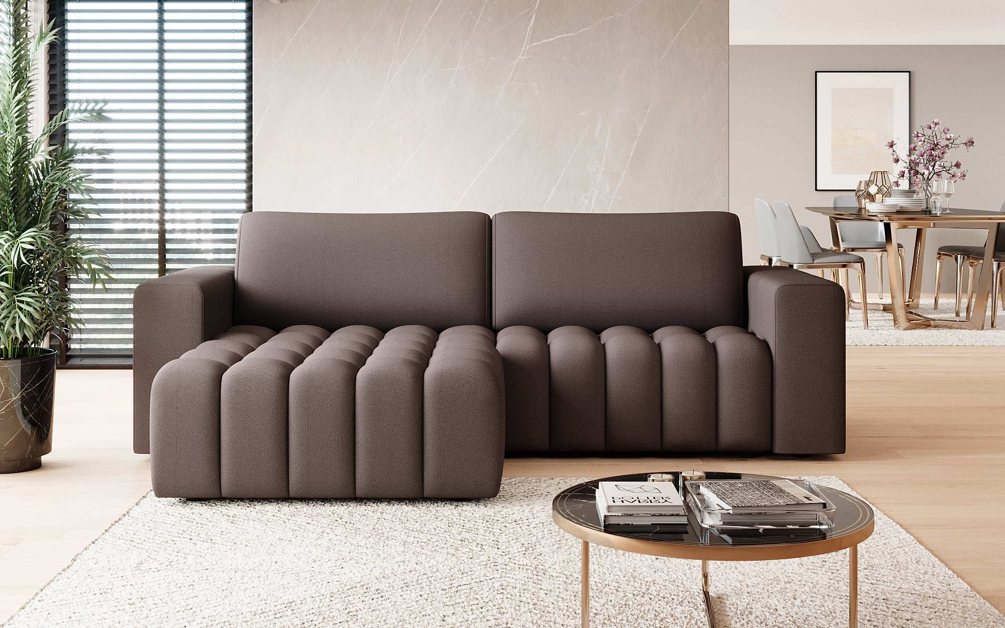 Designer Sofa Tirina mit Schlaffunktion