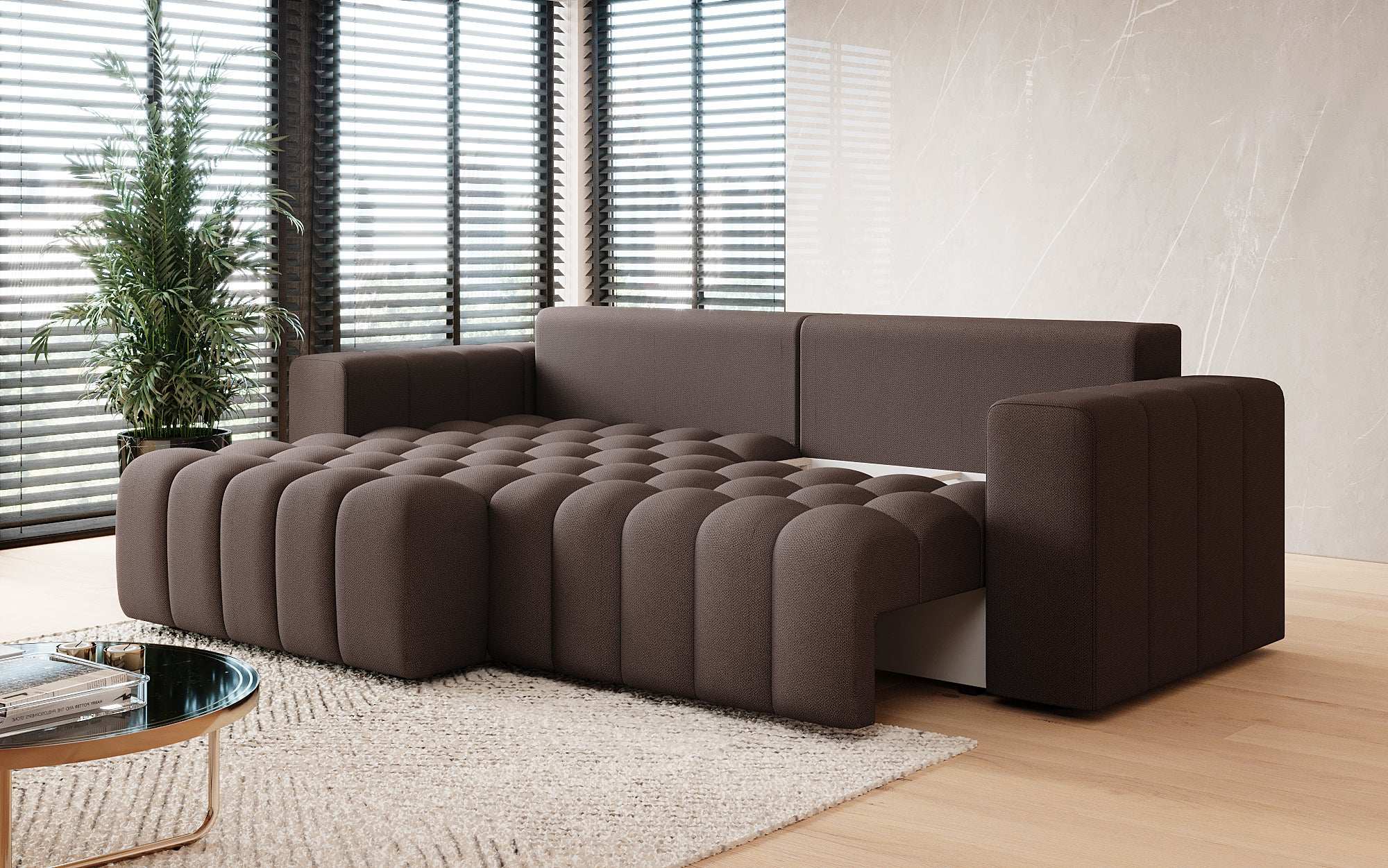 Designer Sofa Tirina mit Schlaffunktion