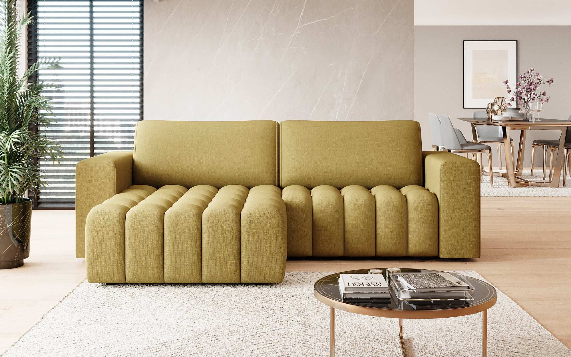 Designer Sofa Tirina mit Schlaffunktion