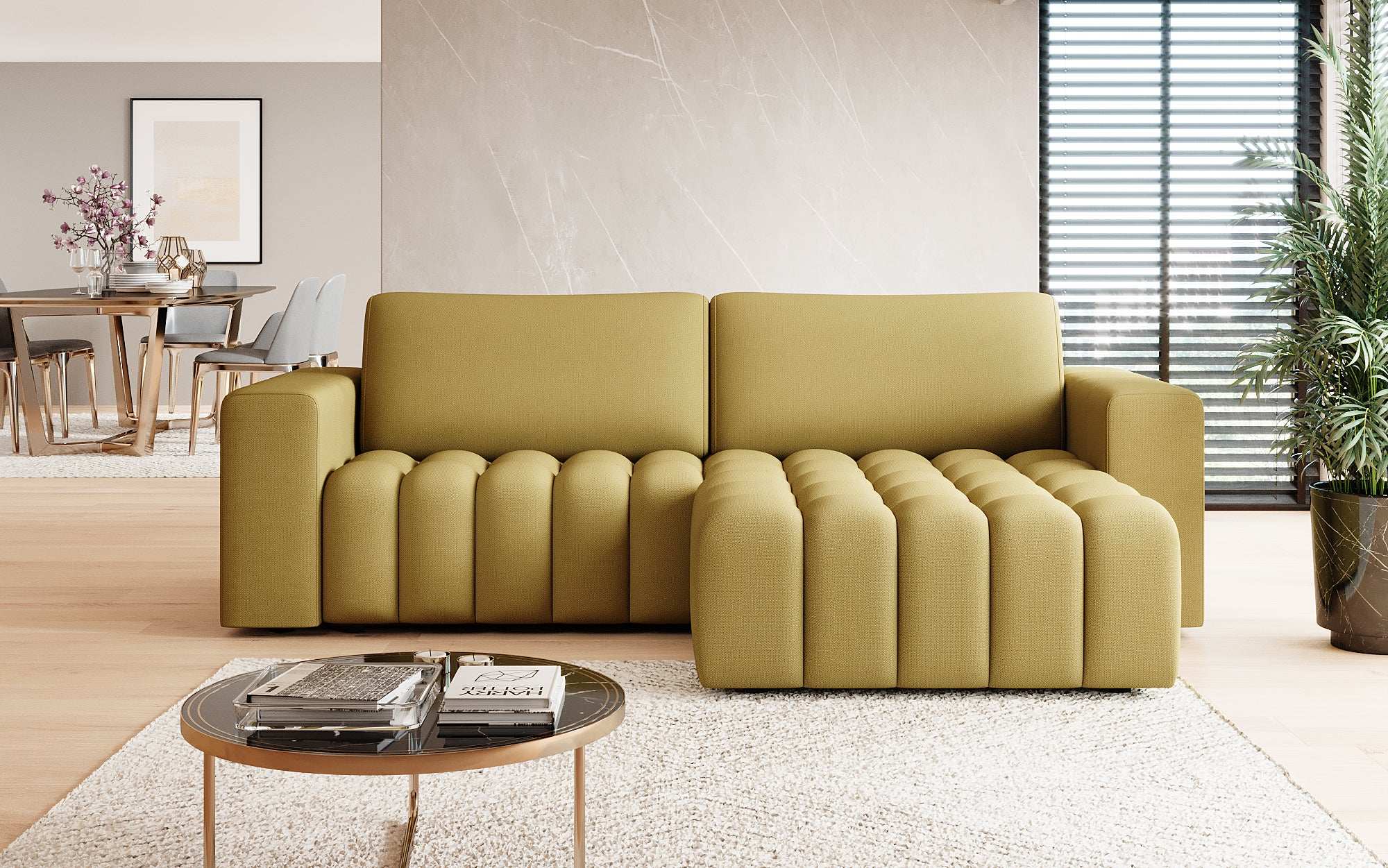 Designer Sofa Tirina mit Schlaffunktion