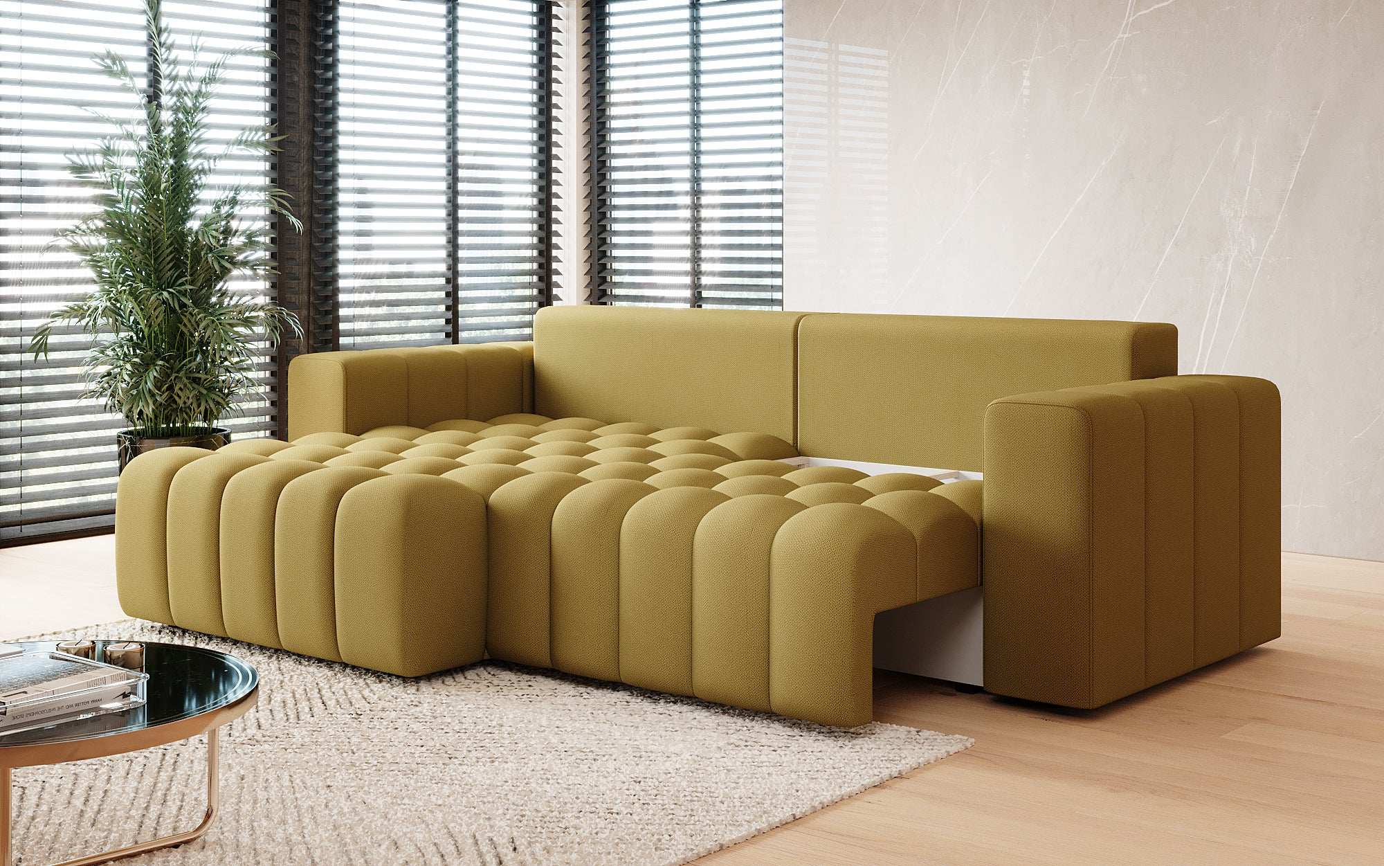 Designer Sofa Tirina mit Schlaffunktion