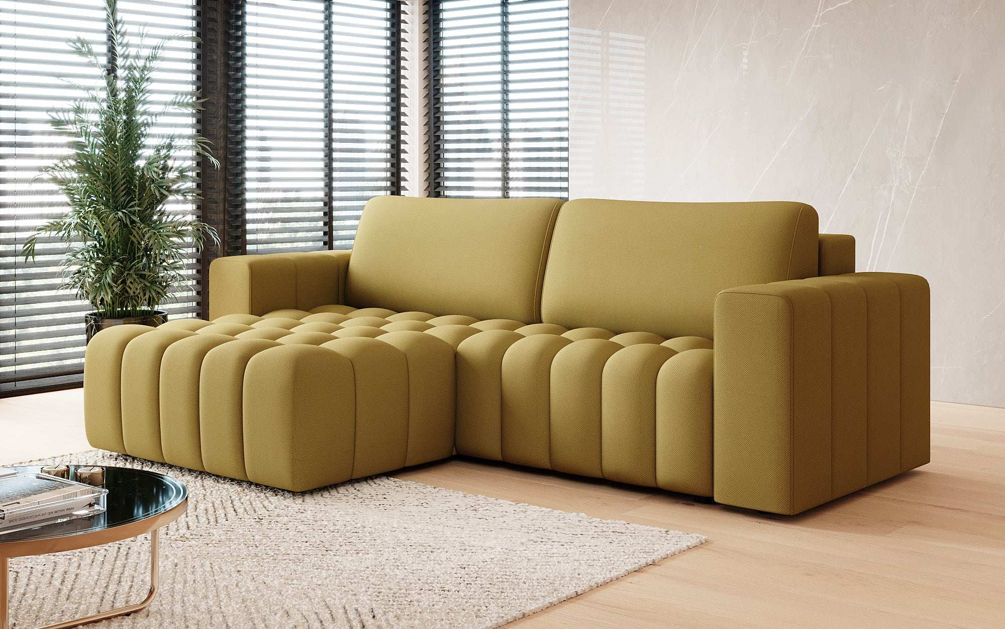 Designer Sofa Tirina mit Schlaffunktion