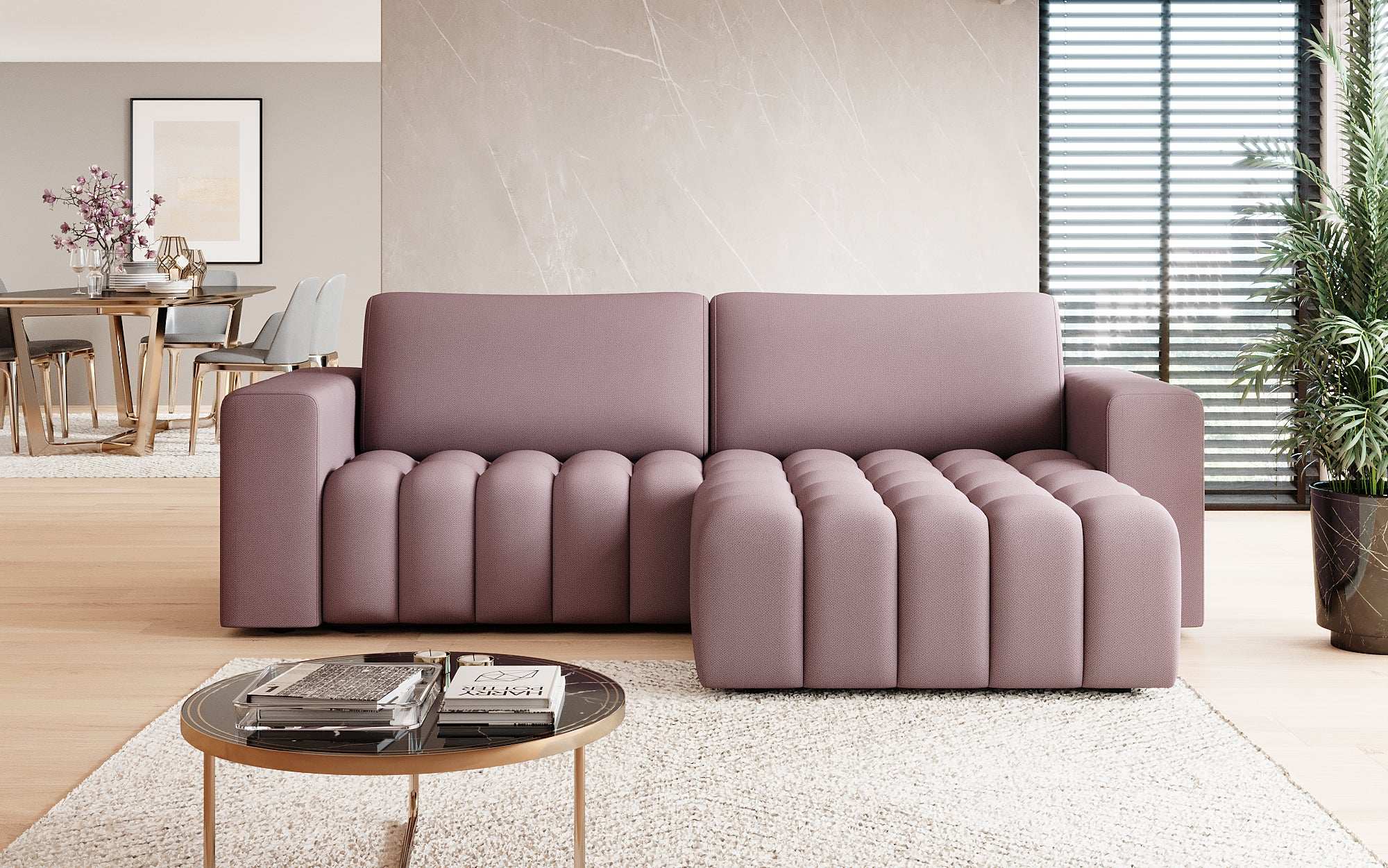 Designer Sofa Tirina mit Schlaffunktion