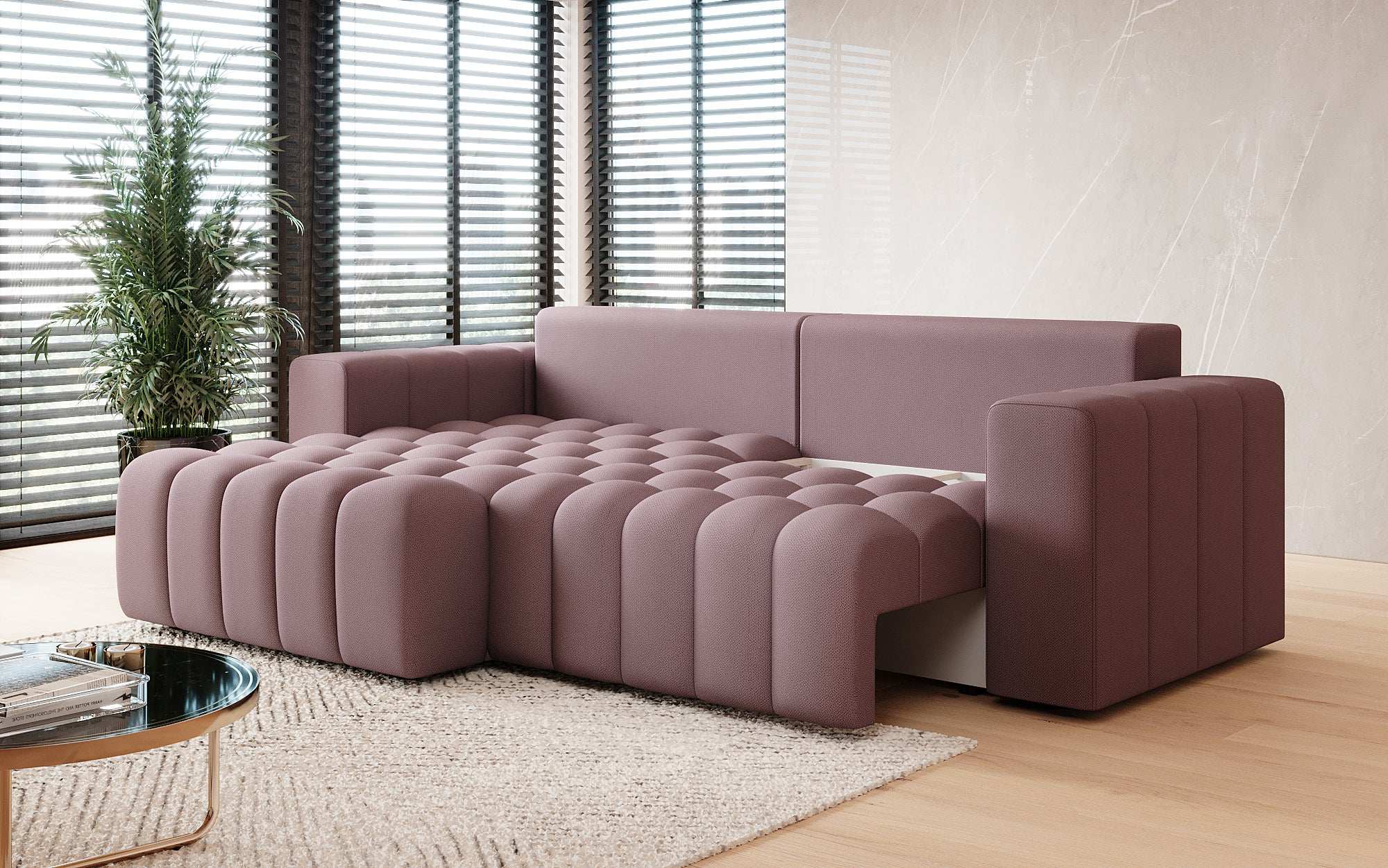 Designer Sofa Tirina mit Schlaffunktion