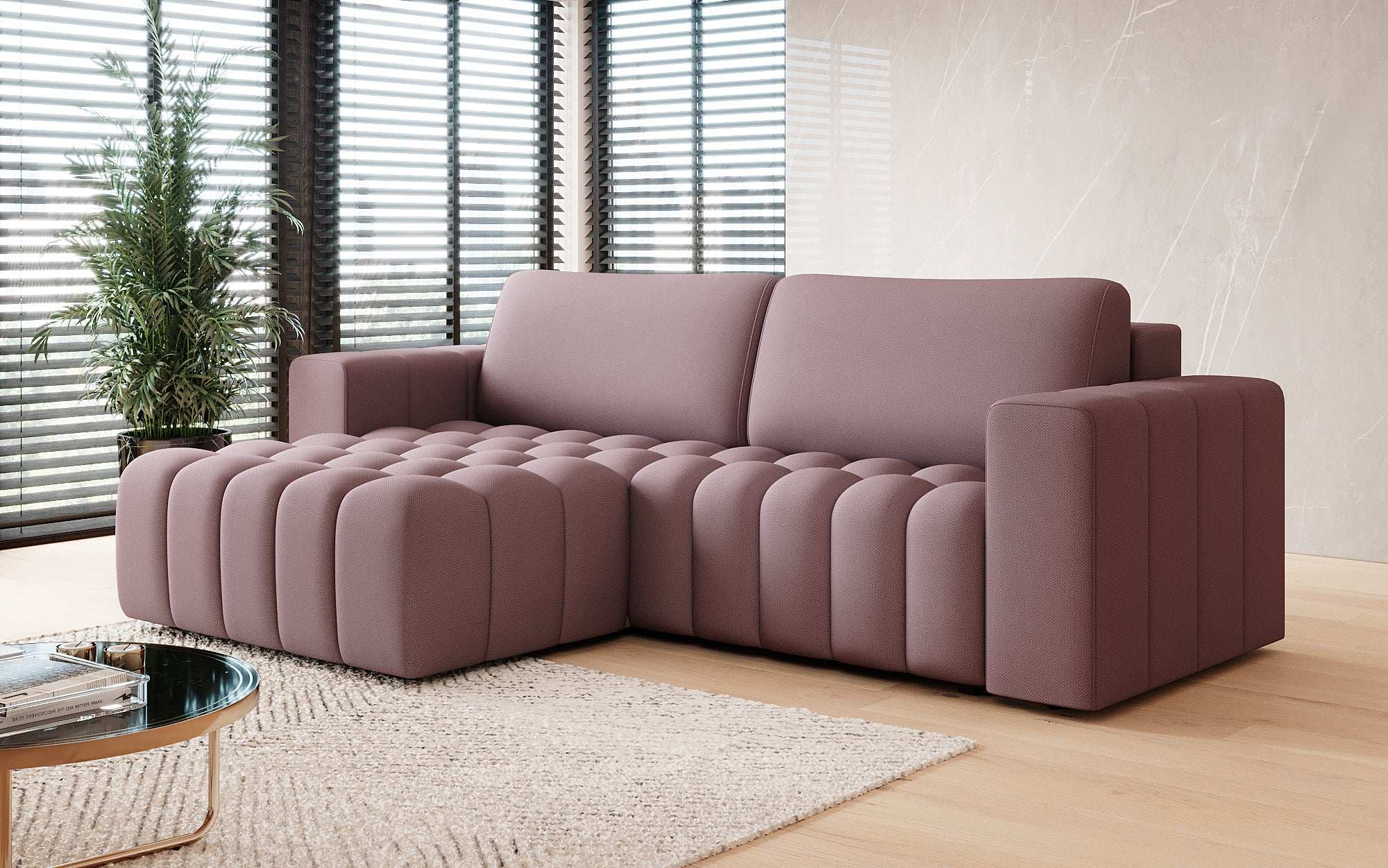 Designer Sofa Tirina mit Schlaffunktion