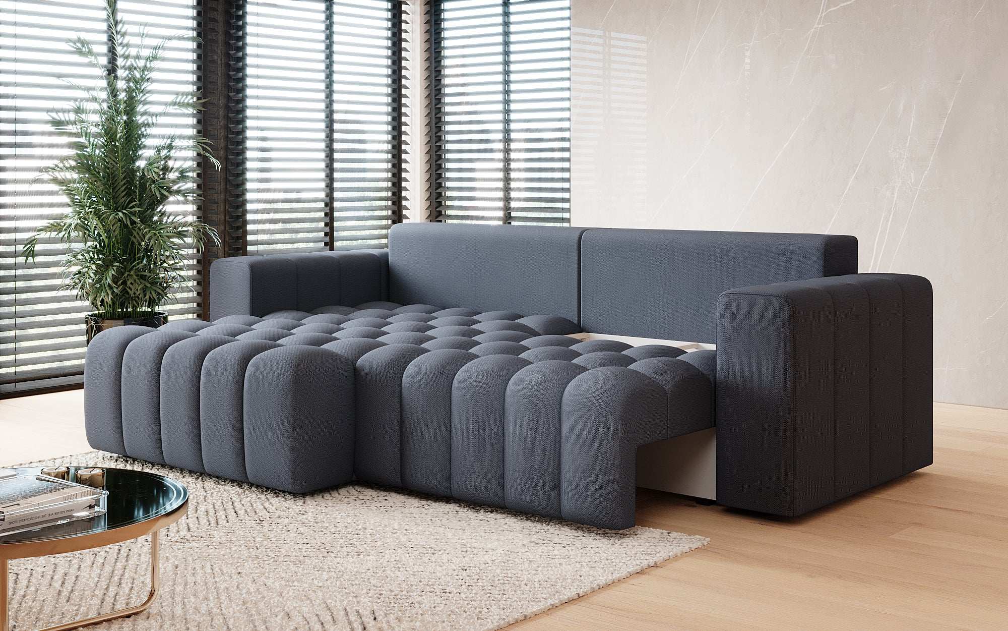 Designer Sofa Tirina mit Schlaffunktion