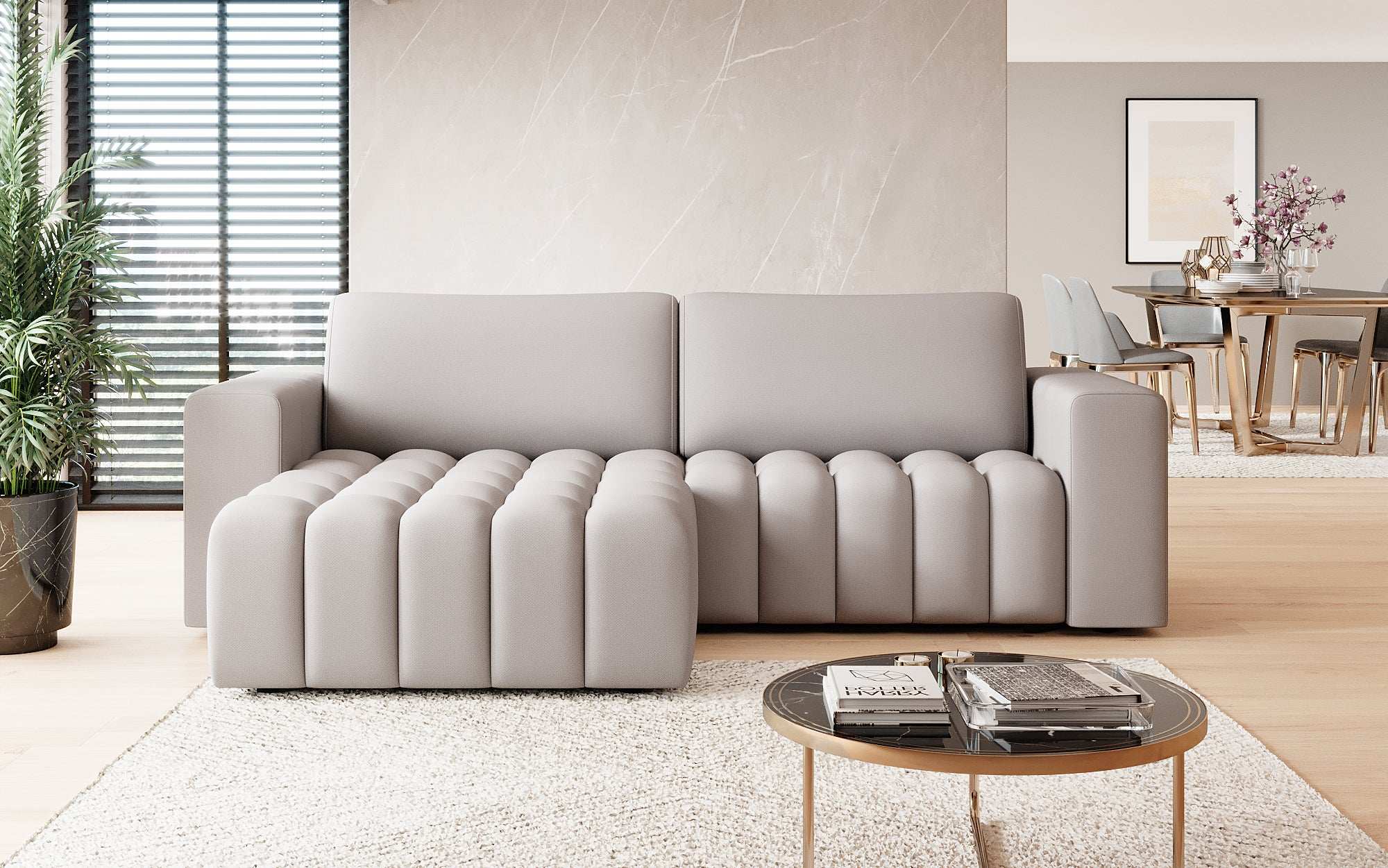 Designer Sofa Tirina mit Schlaffunktion