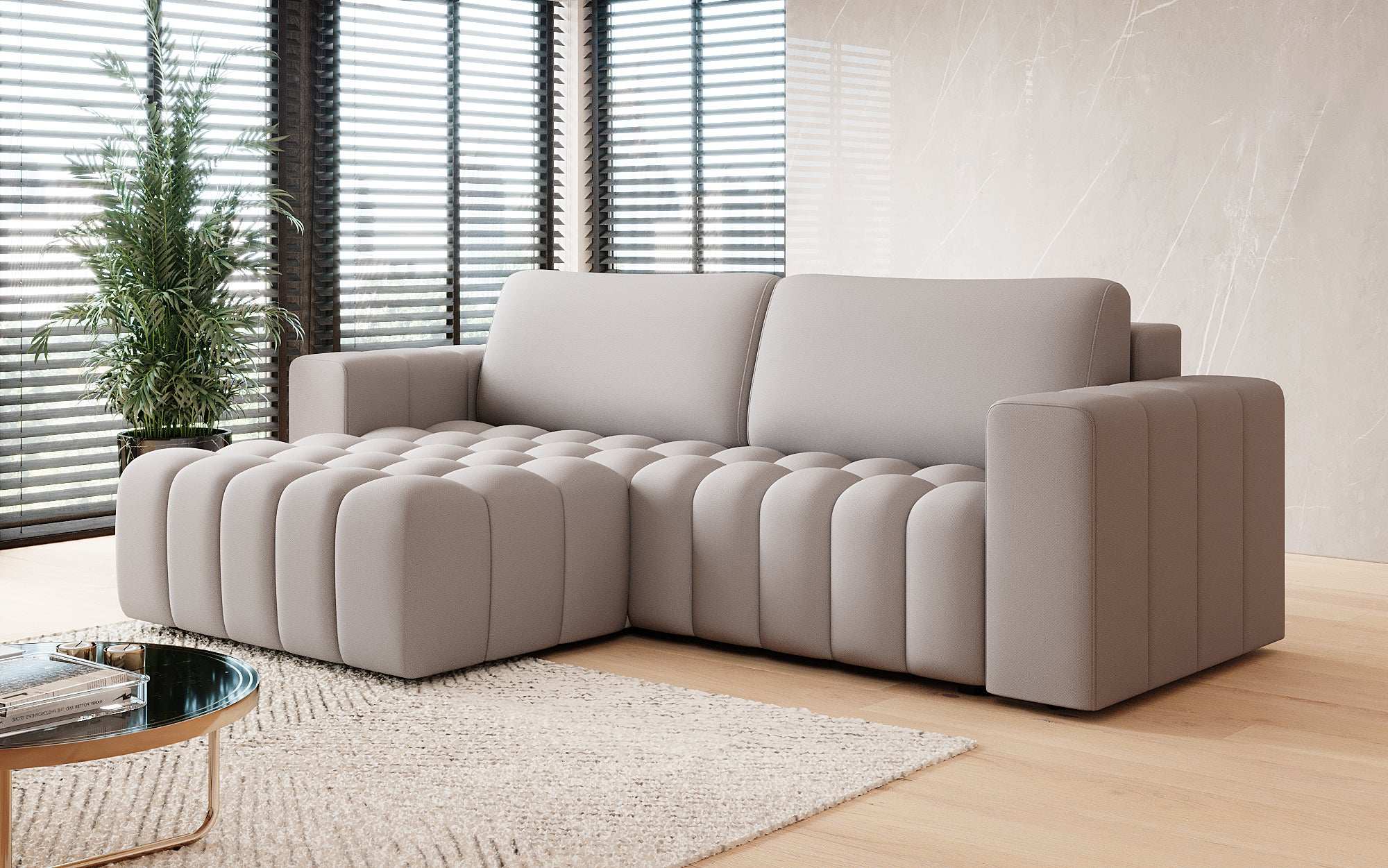 Designer Sofa Tirina mit Schlaffunktion