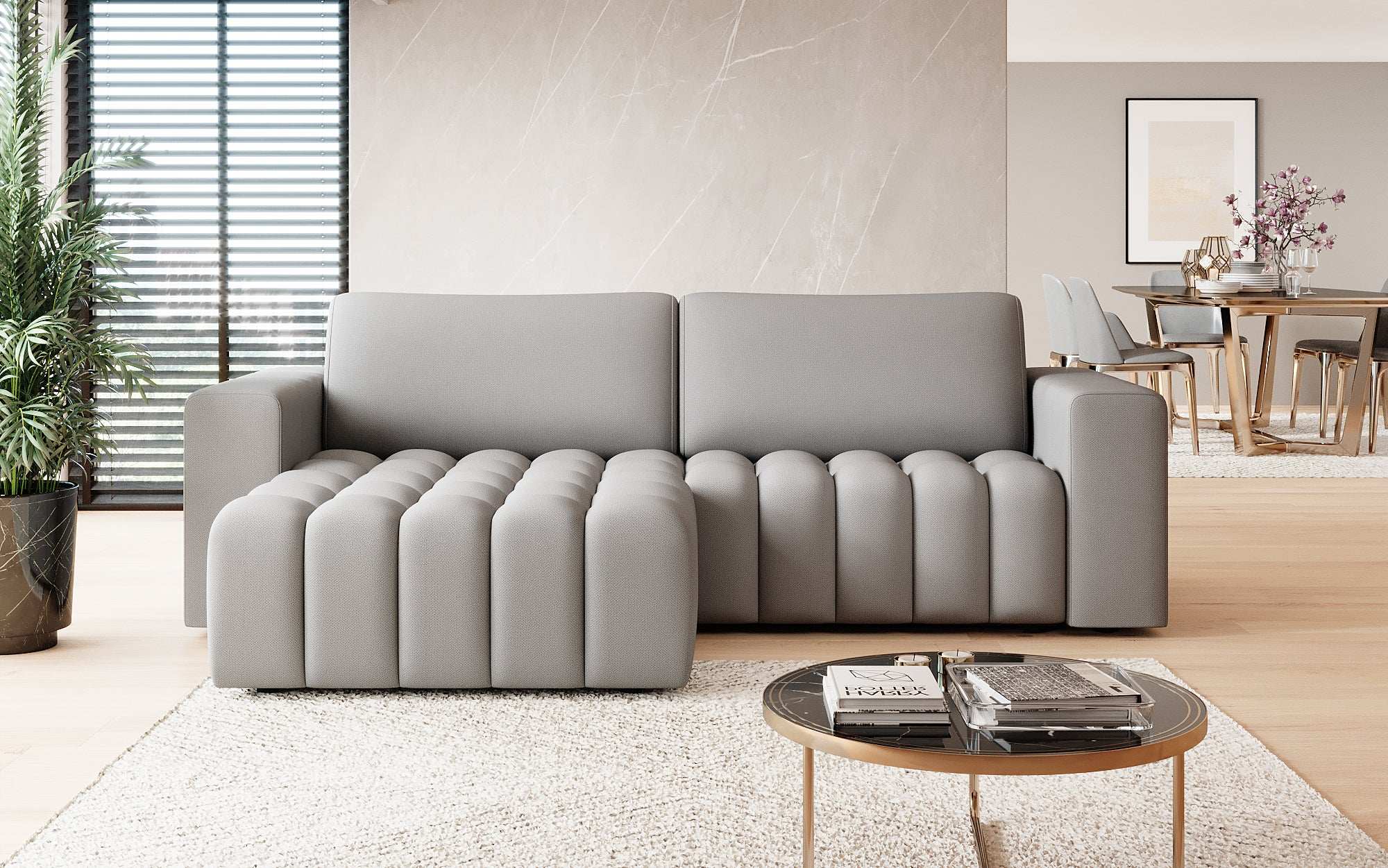 Designer Sofa Tirina mit Schlaffunktion