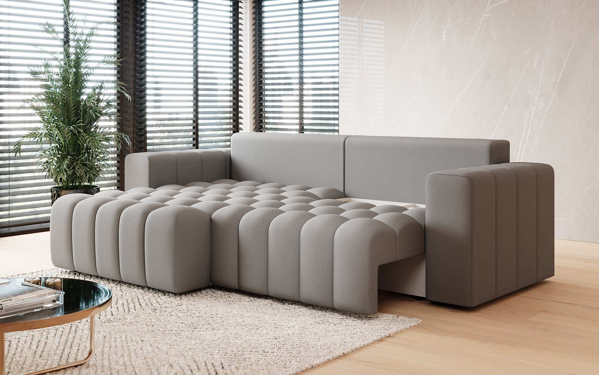 Designer Sofa Tirina mit Schlaffunktion