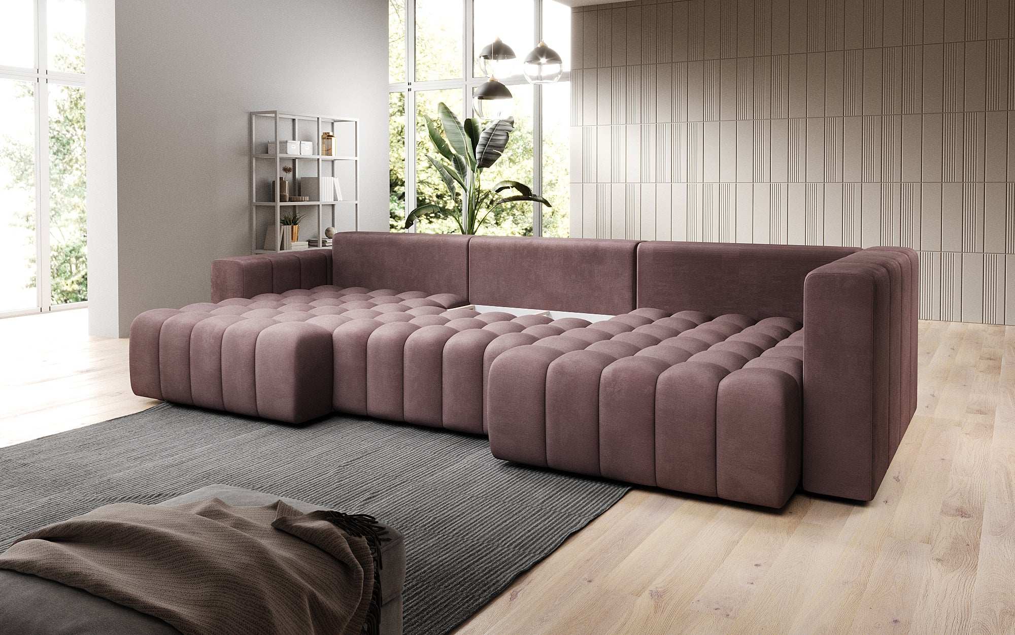 Designer Sofa Carla mit Schlaffunktion