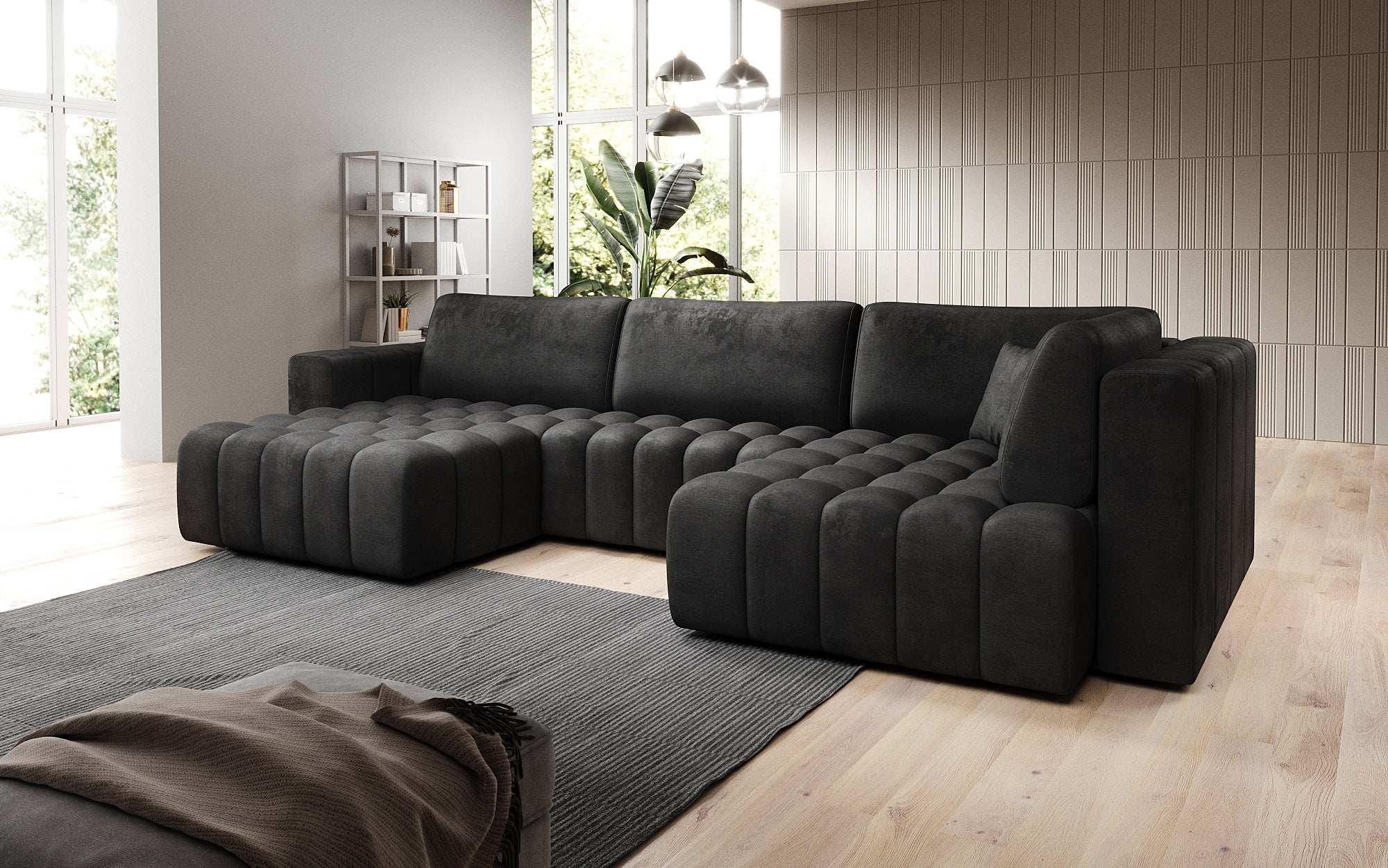 Designer Sofa Carla mit Schlaffunktion