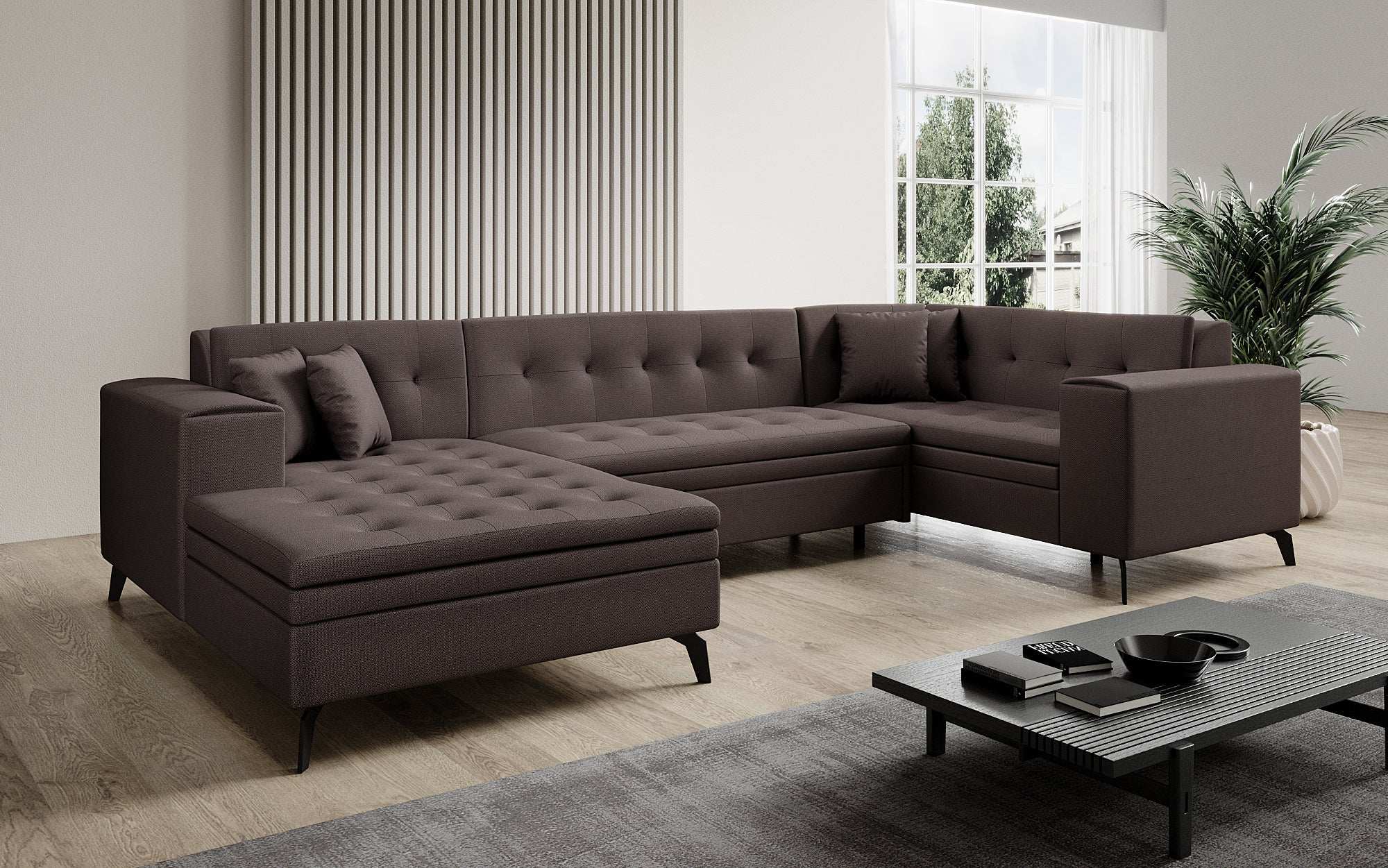 Designer Sofa Neola mit Schlaffunktion