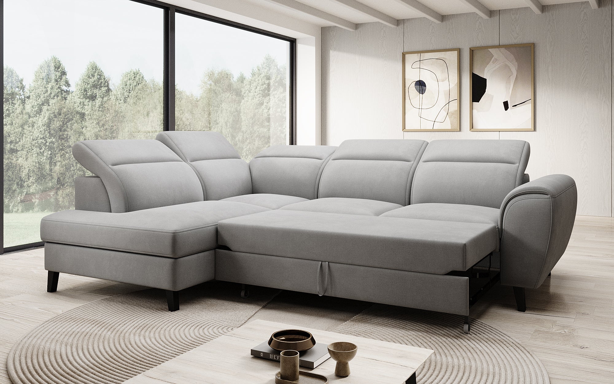 Designer Sofa Nobile mit verstellbarer Rückenlehne