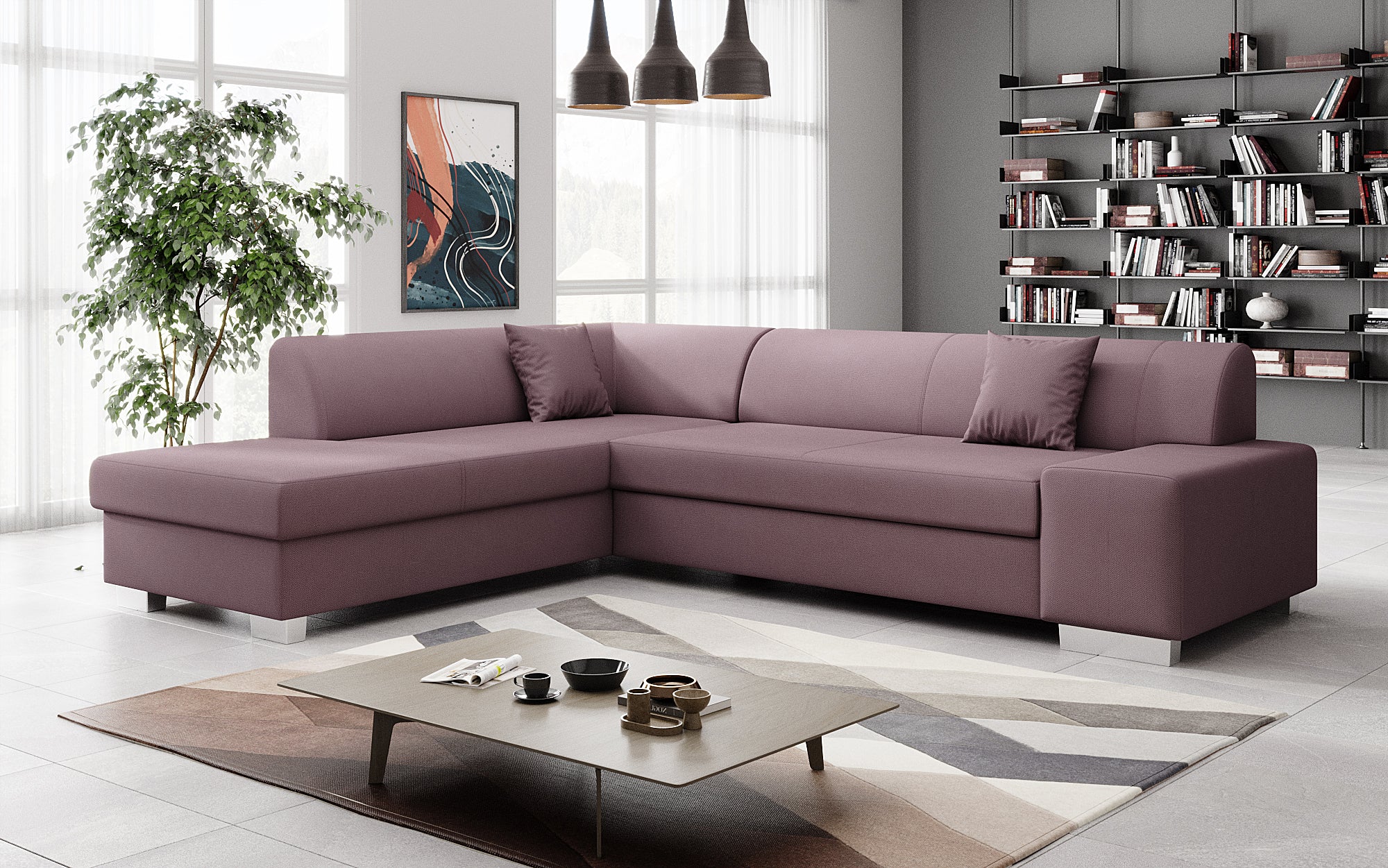 Designer Sofa Pina mit Schlaf- und Klappfunktion