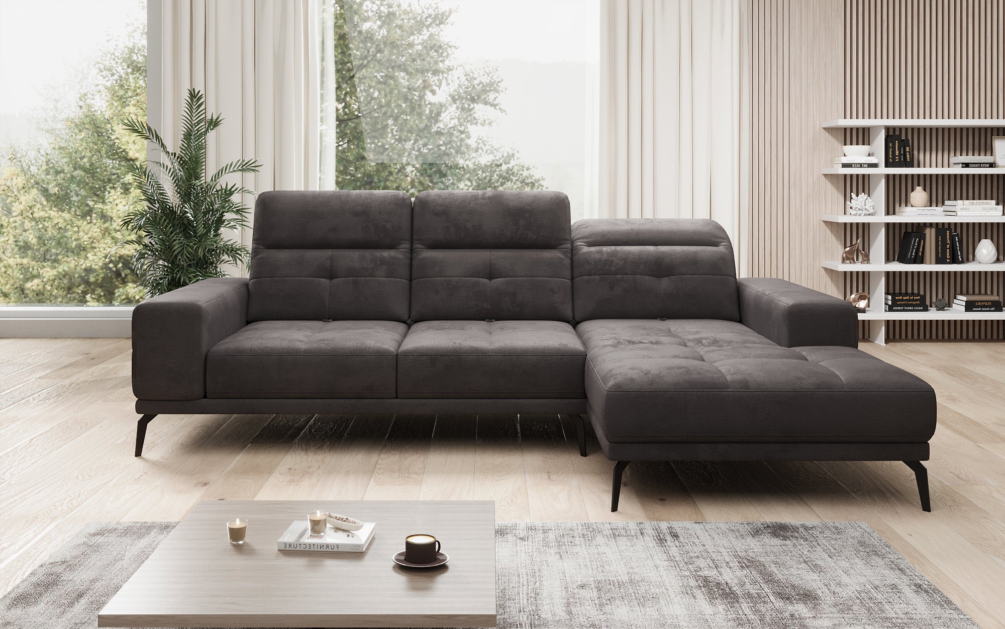 Designer Sofa Terina inkl. Beistellhocker