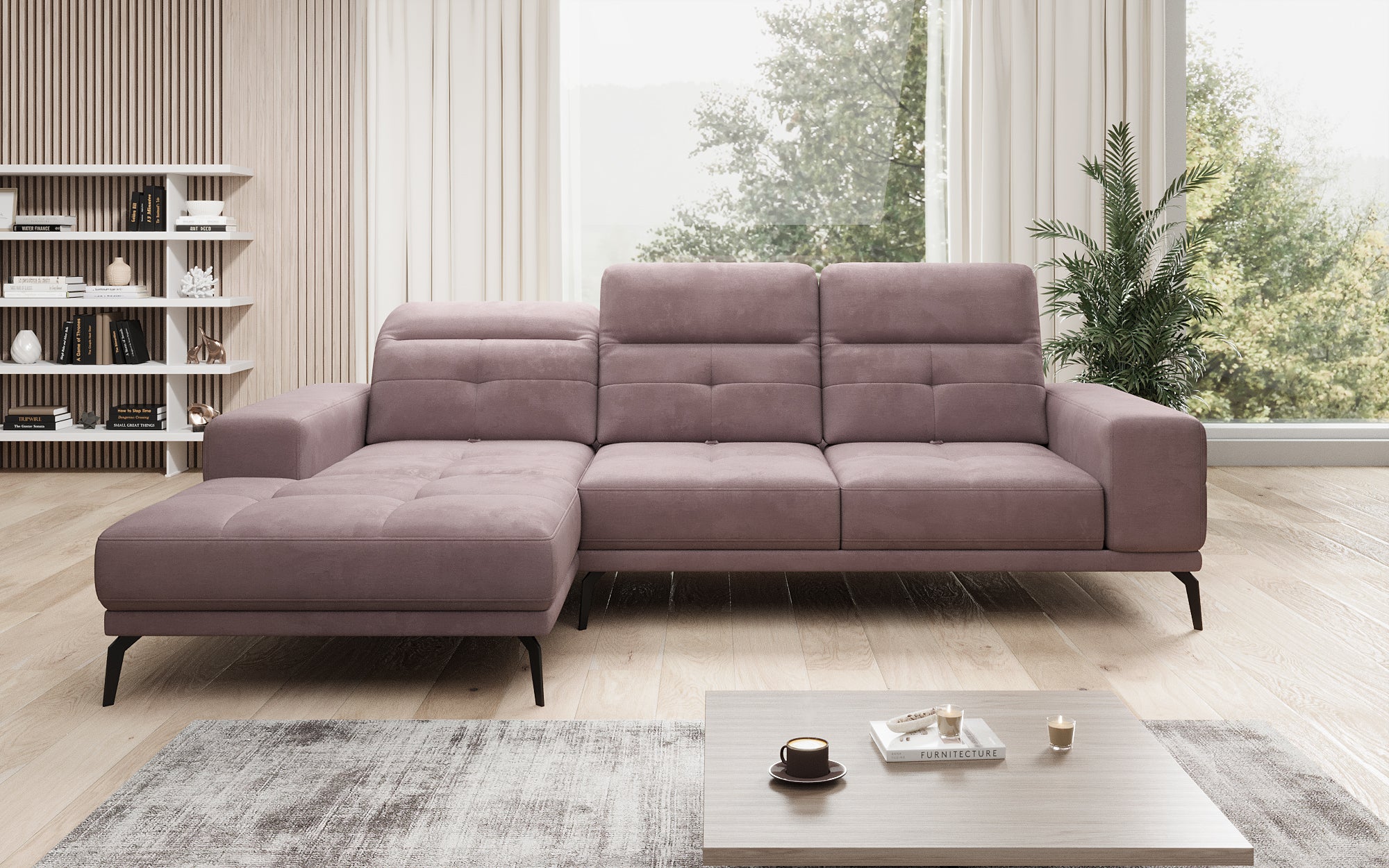 Designer Sofa Terina inkl. Beistellhocker