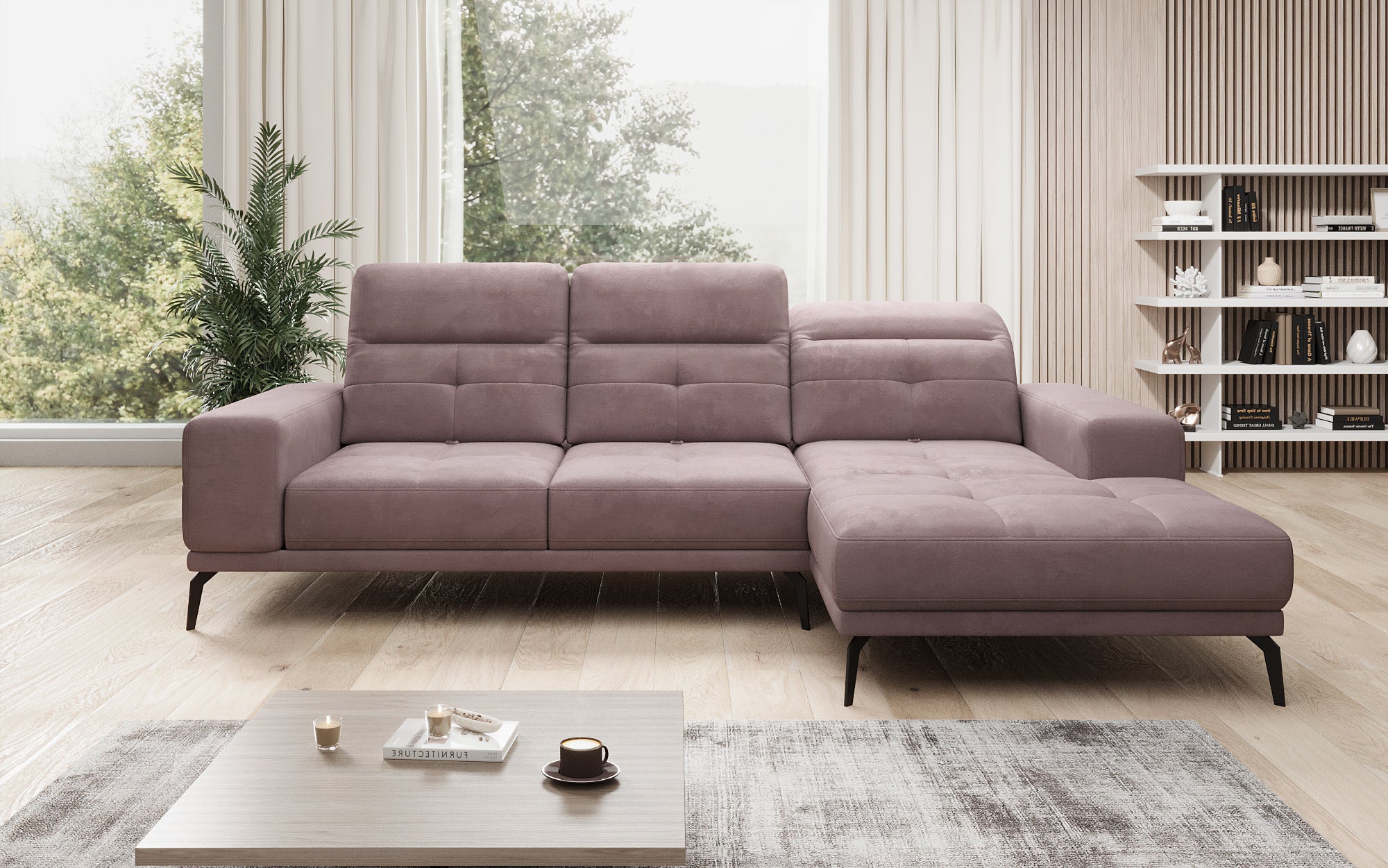 Designer Sofa Terina inkl. Beistellhocker