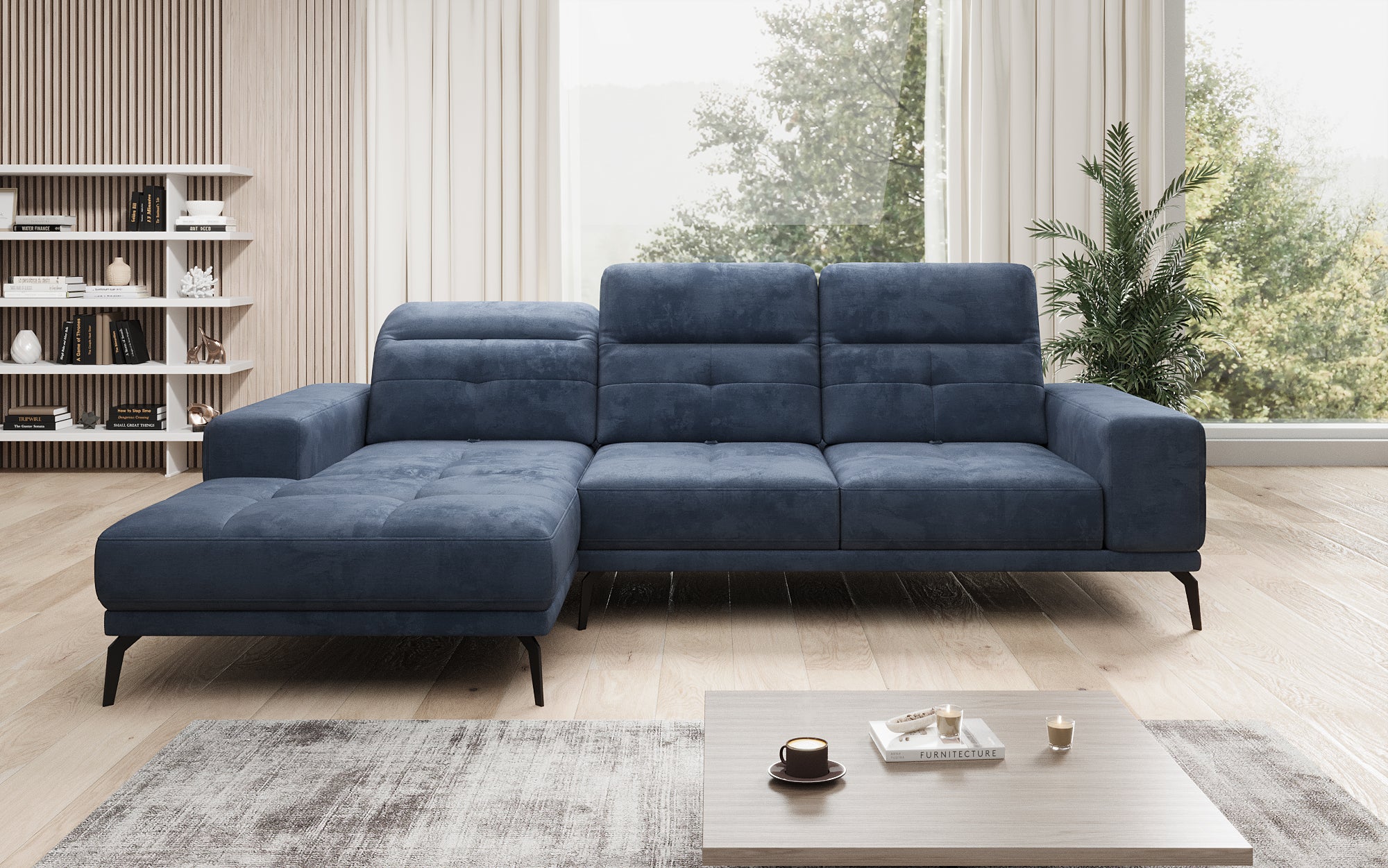 Designer Sofa Terina inkl. Beistellhocker