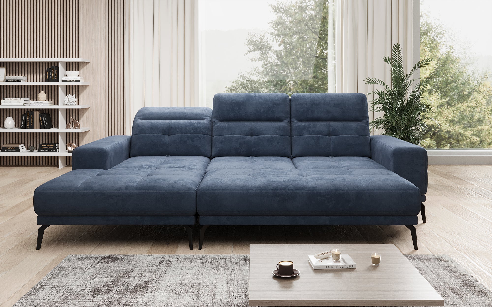 Designer Sofa Terina inkl. Beistellhocker