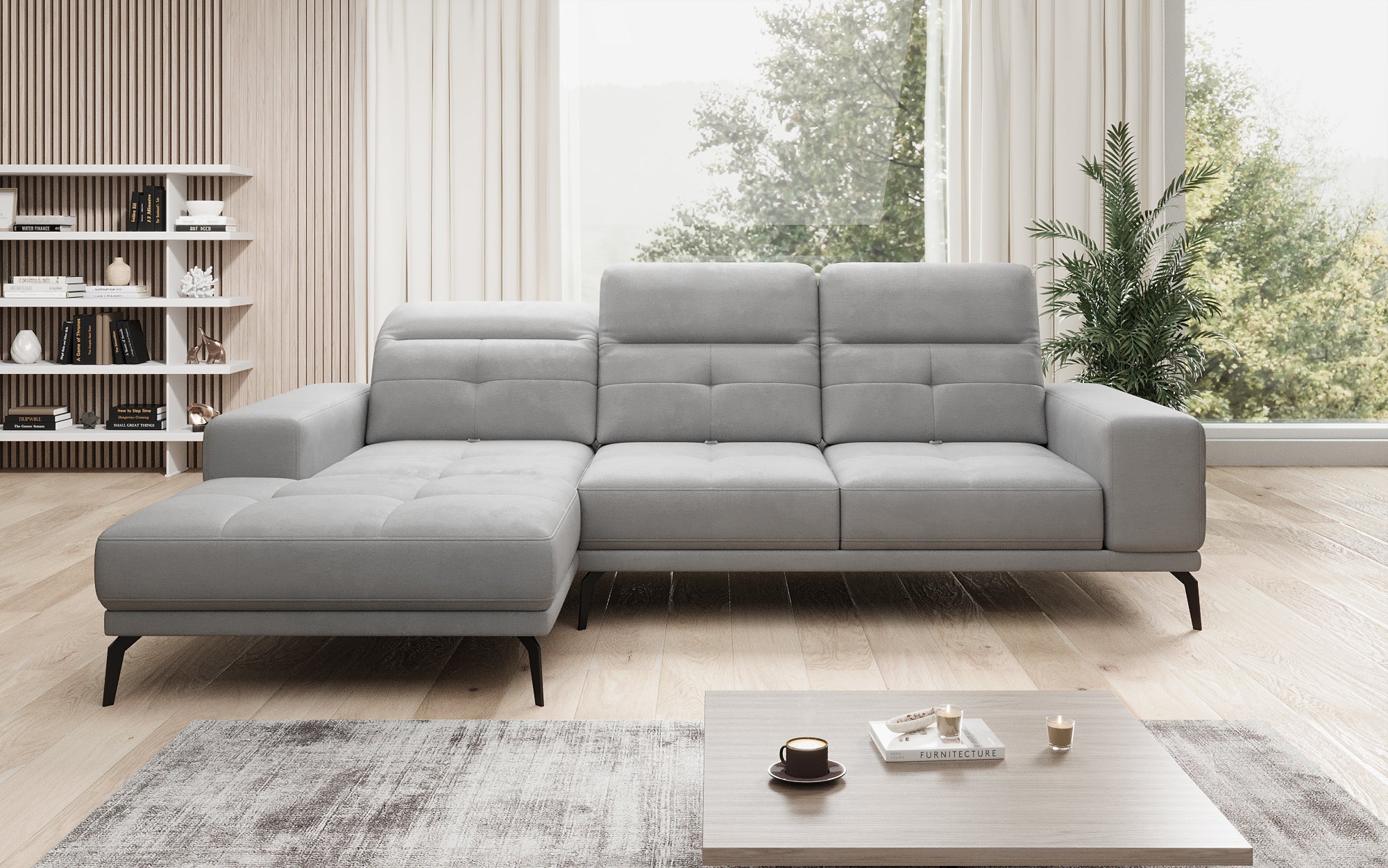 Designer Sofa Terina inkl. Beistellhocker