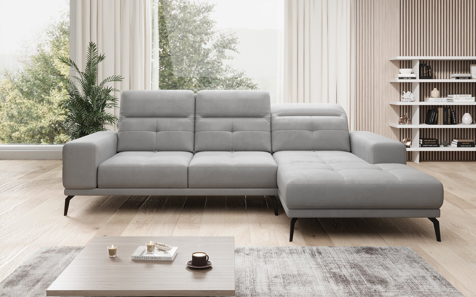 Designer Sofa Terina inkl. Beistellhocker