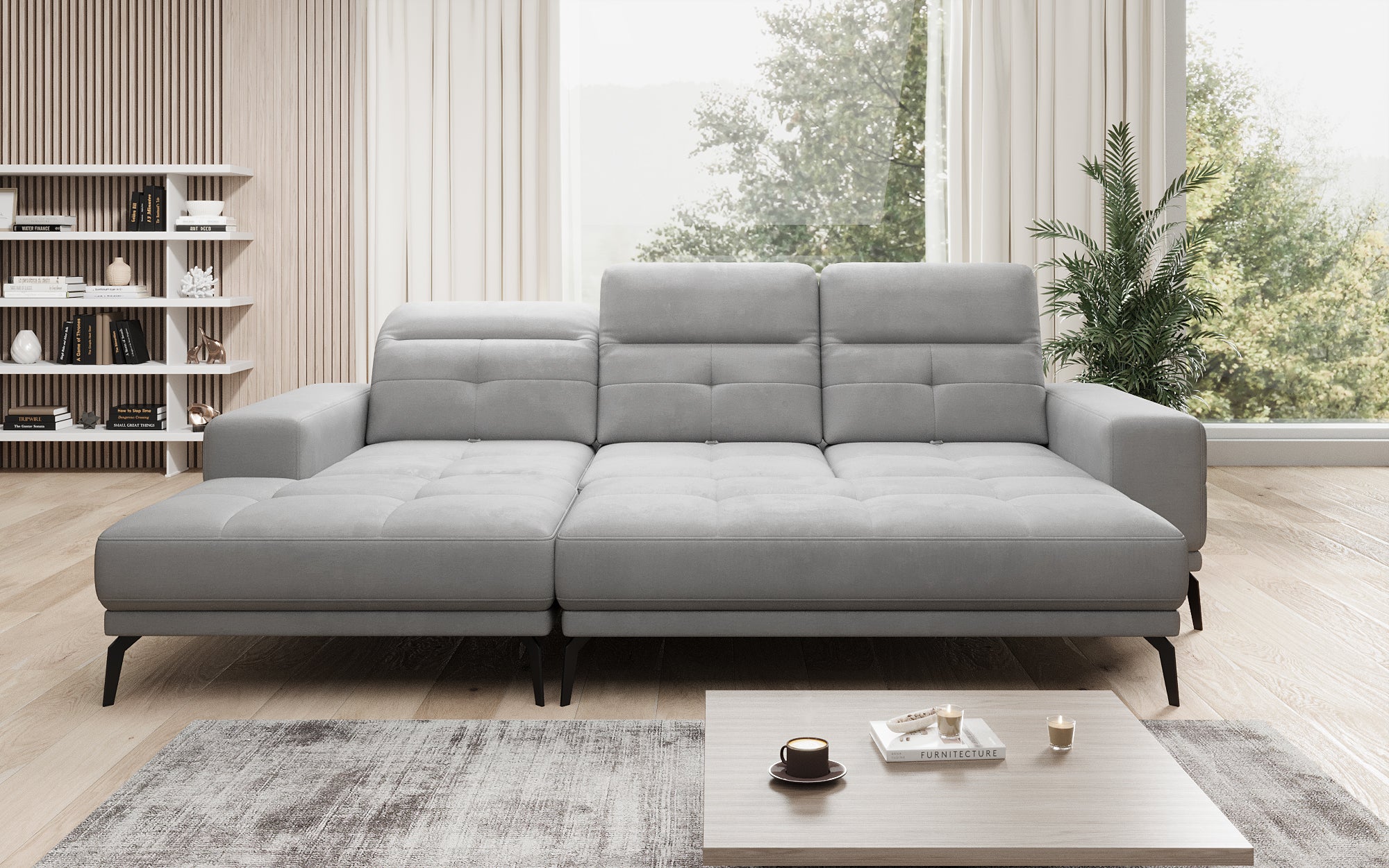 Designer Sofa Terina inkl. Beistellhocker