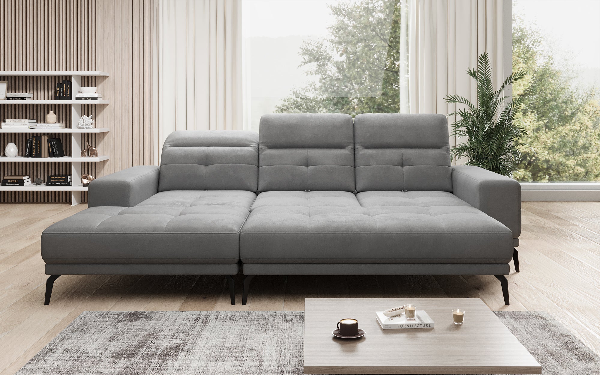 Designer Sofa Terina inkl. Beistellhocker