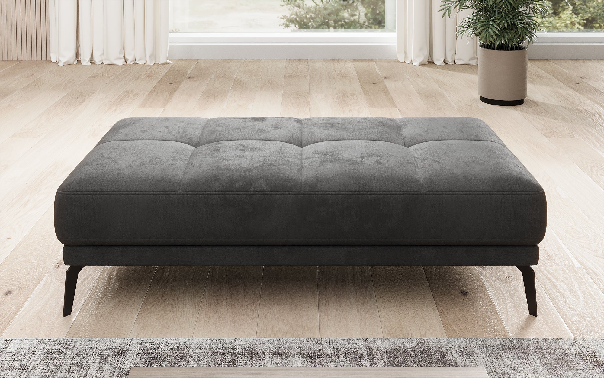 Designer Sofa Terina inkl. Beistellhocker