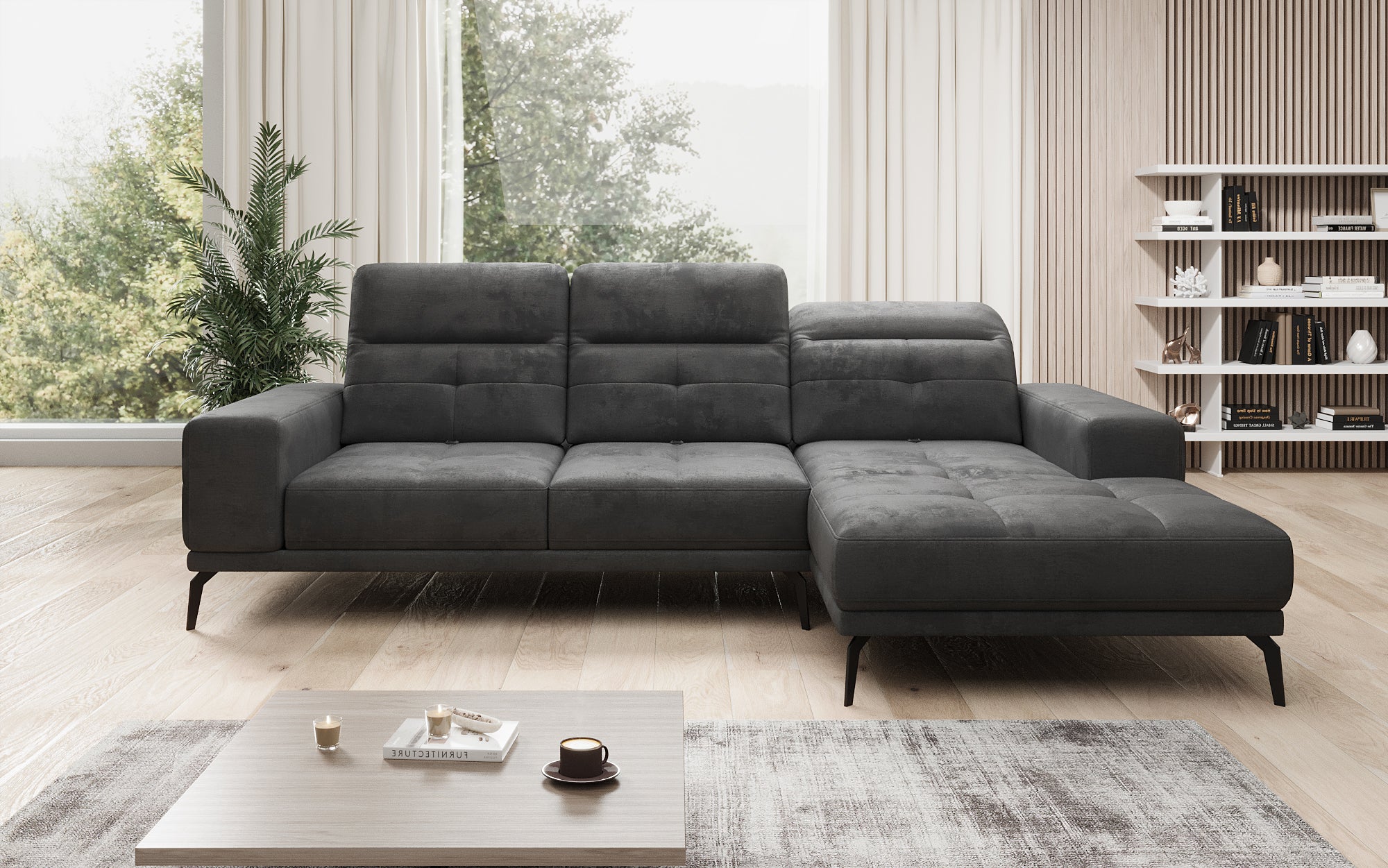 Designer Sofa Terina inkl. Beistellhocker