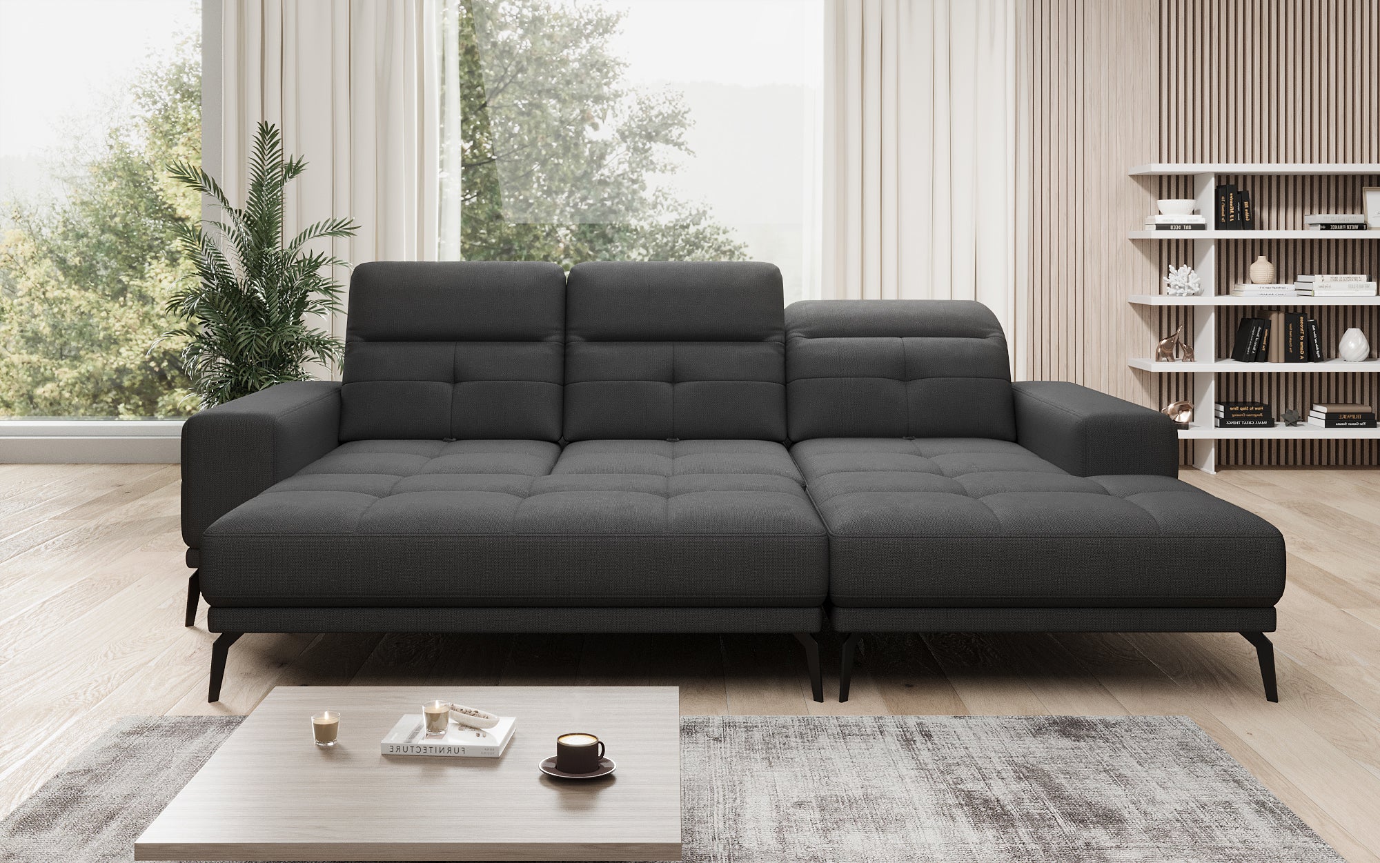 Designer Sofa Terina inkl. Beistellhocker