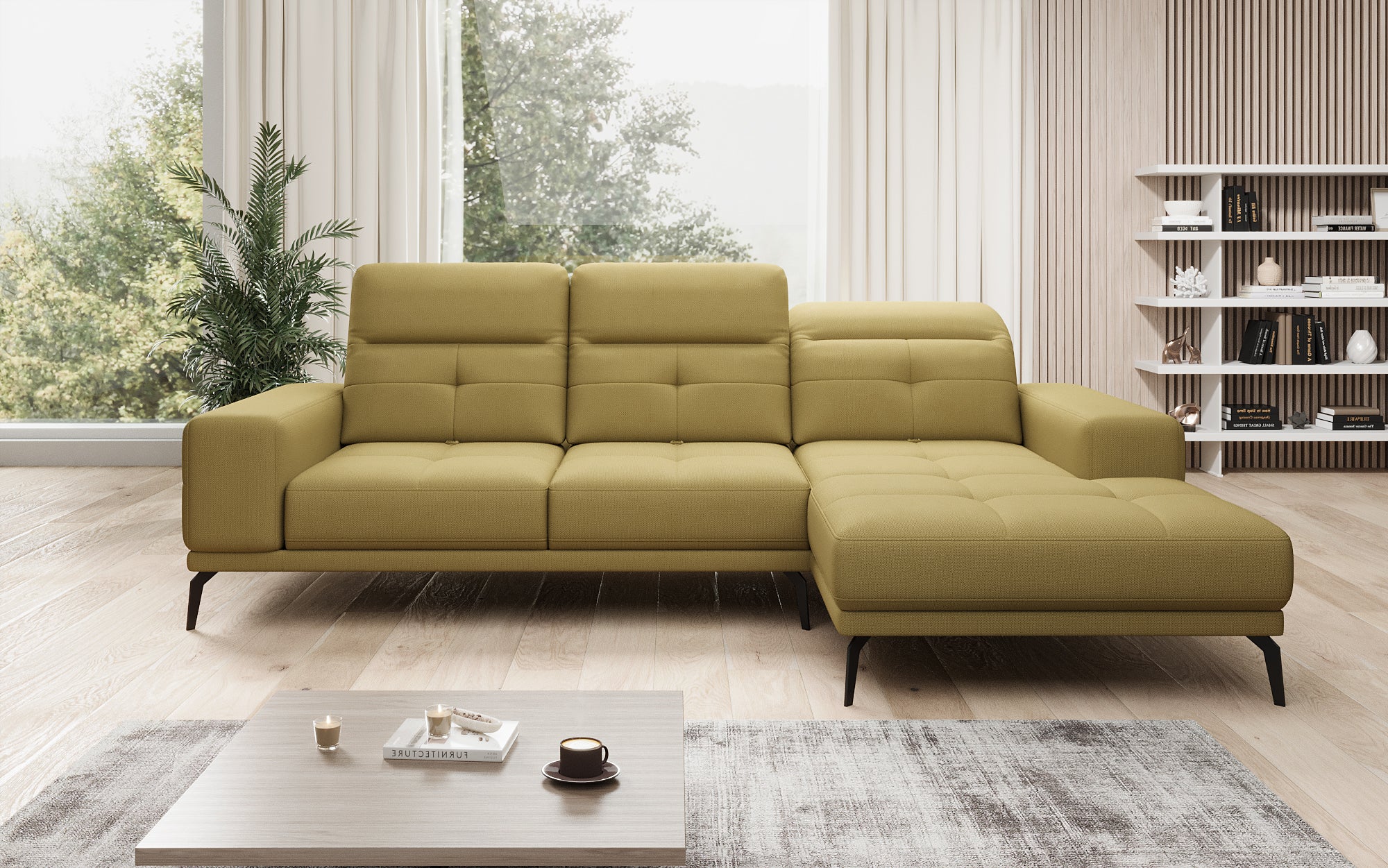 Designer Sofa Terina inkl. Beistellhocker