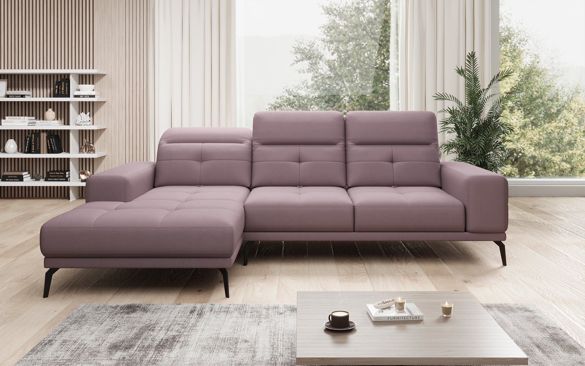 Designer Sofa Terina inkl. Beistellhocker