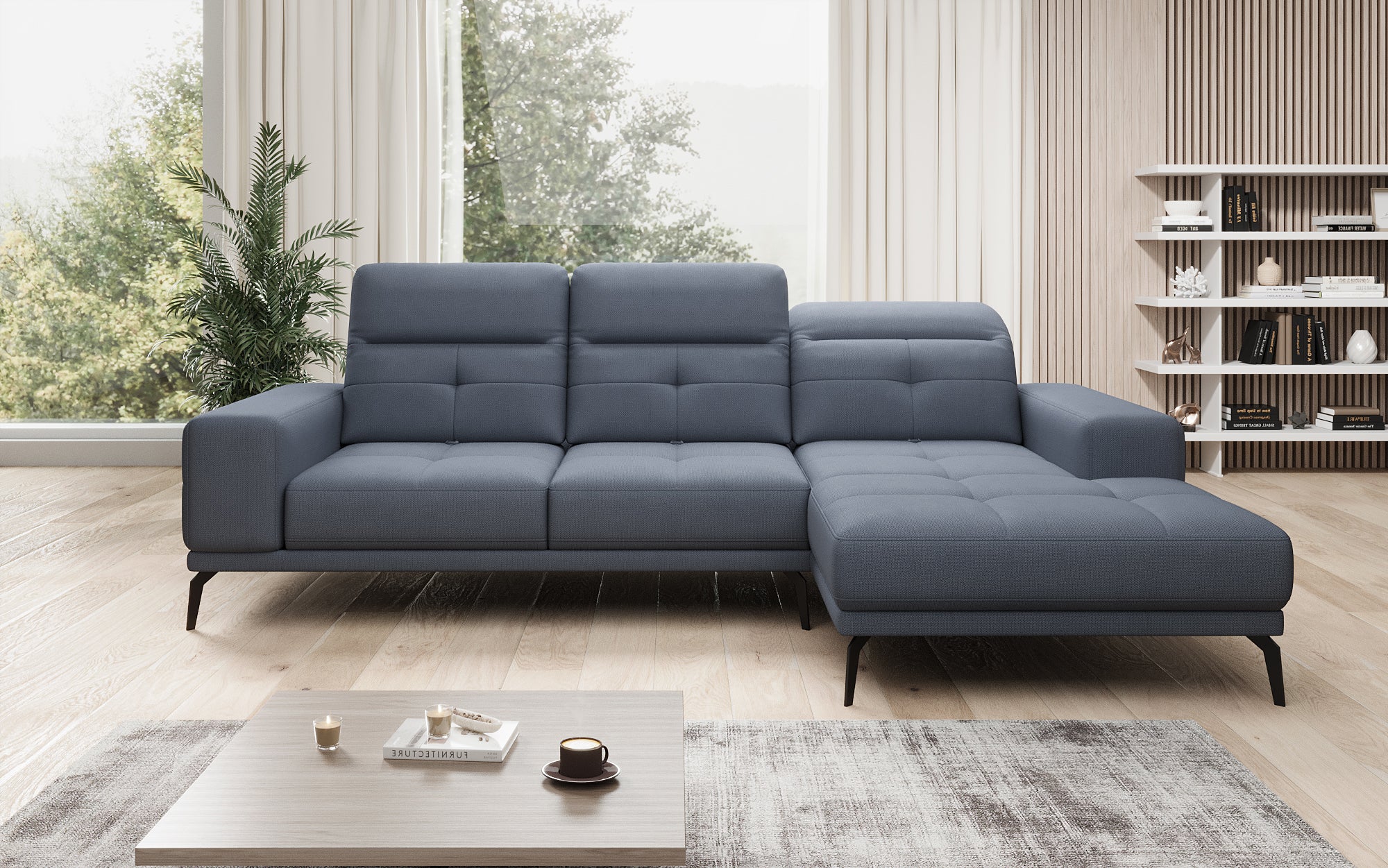 Designer Sofa Terina inkl. Beistellhocker