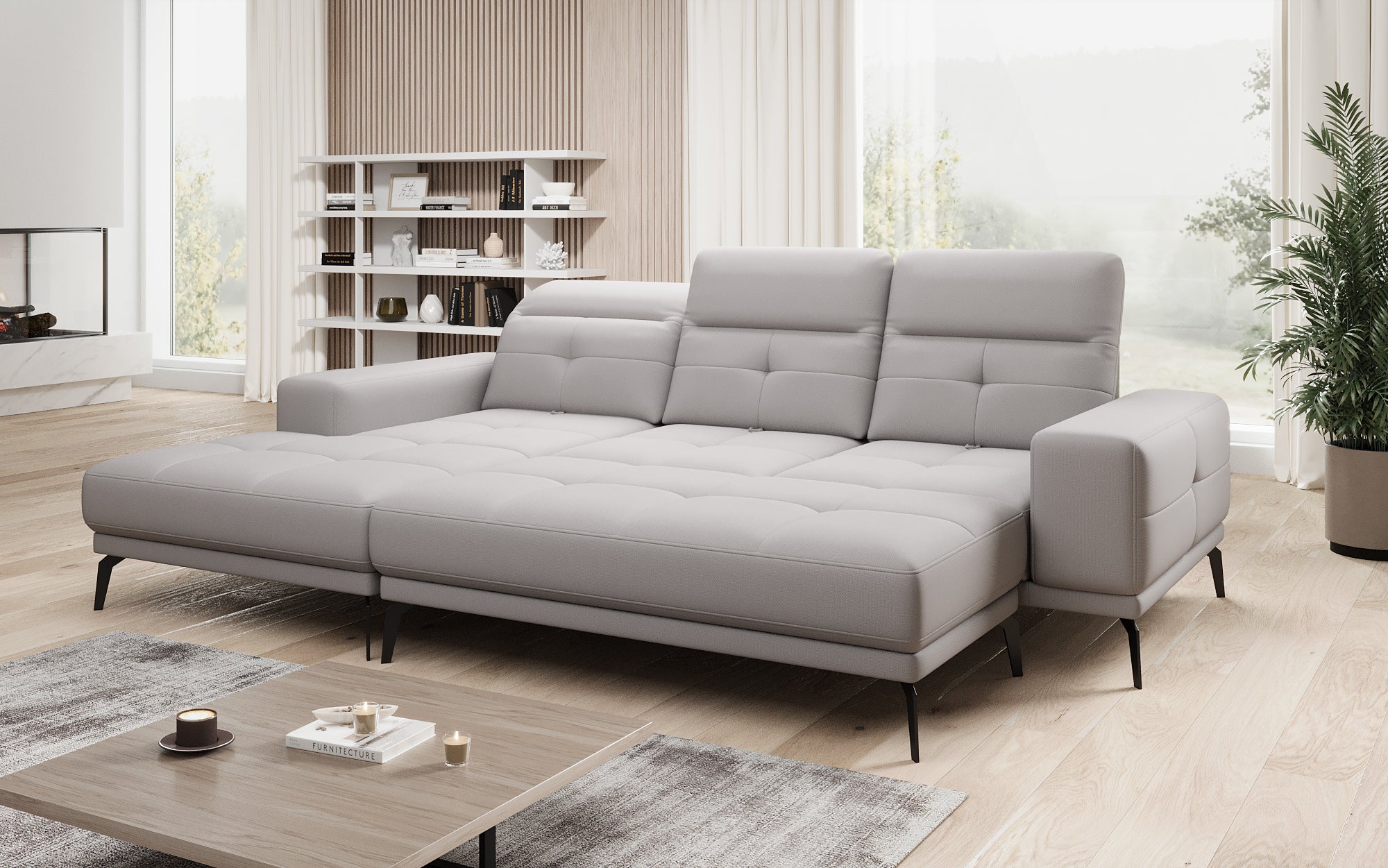 Designer Sofa Terina inkl. Beistellhocker