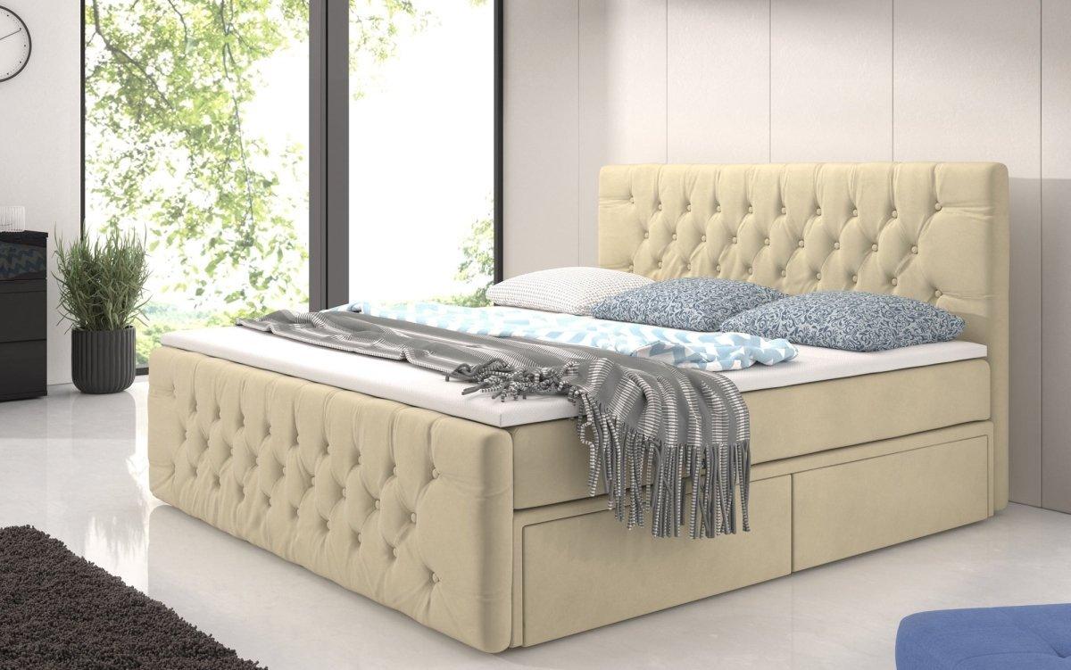 Boxspringbett Bellissimo mit 4 Schubladen - Luxusbetten24