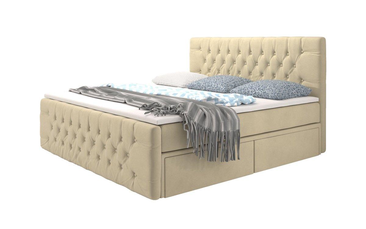 Boxspringbett Bellissimo mit 4 Schubladen - Luxusbetten24