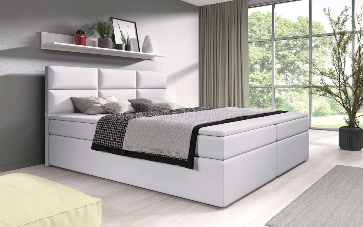 Boxspringbett Carre mit USB-Anschluss - Luxusbetten24