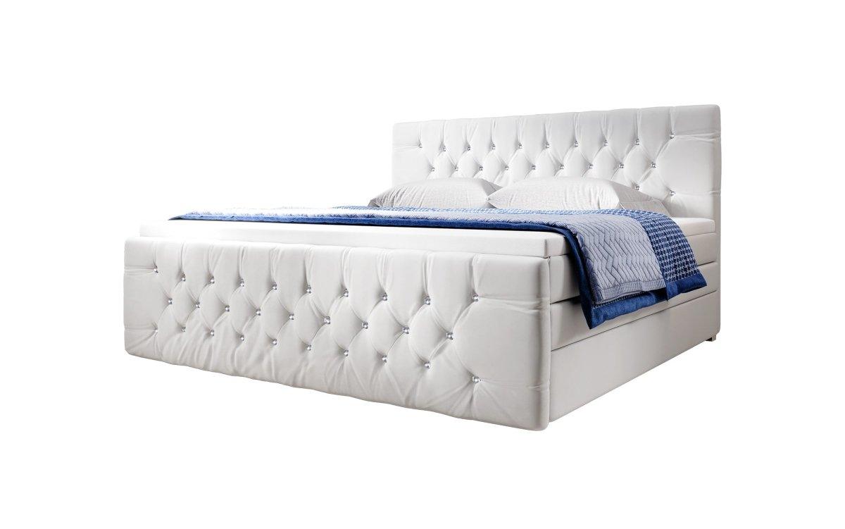 Boxspringbett Nobile mit Strass und Stauraum - Luxusbetten24