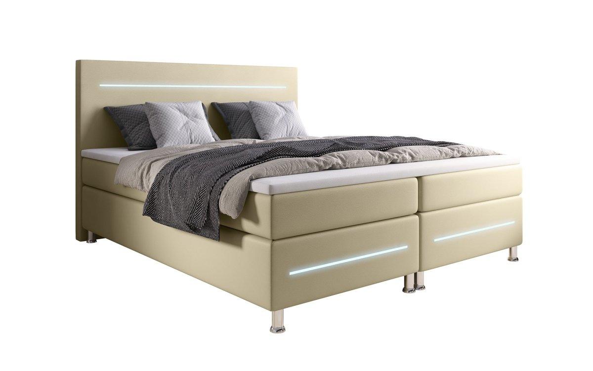 Boxspringbett Sejour mit LED - Luxusbetten24