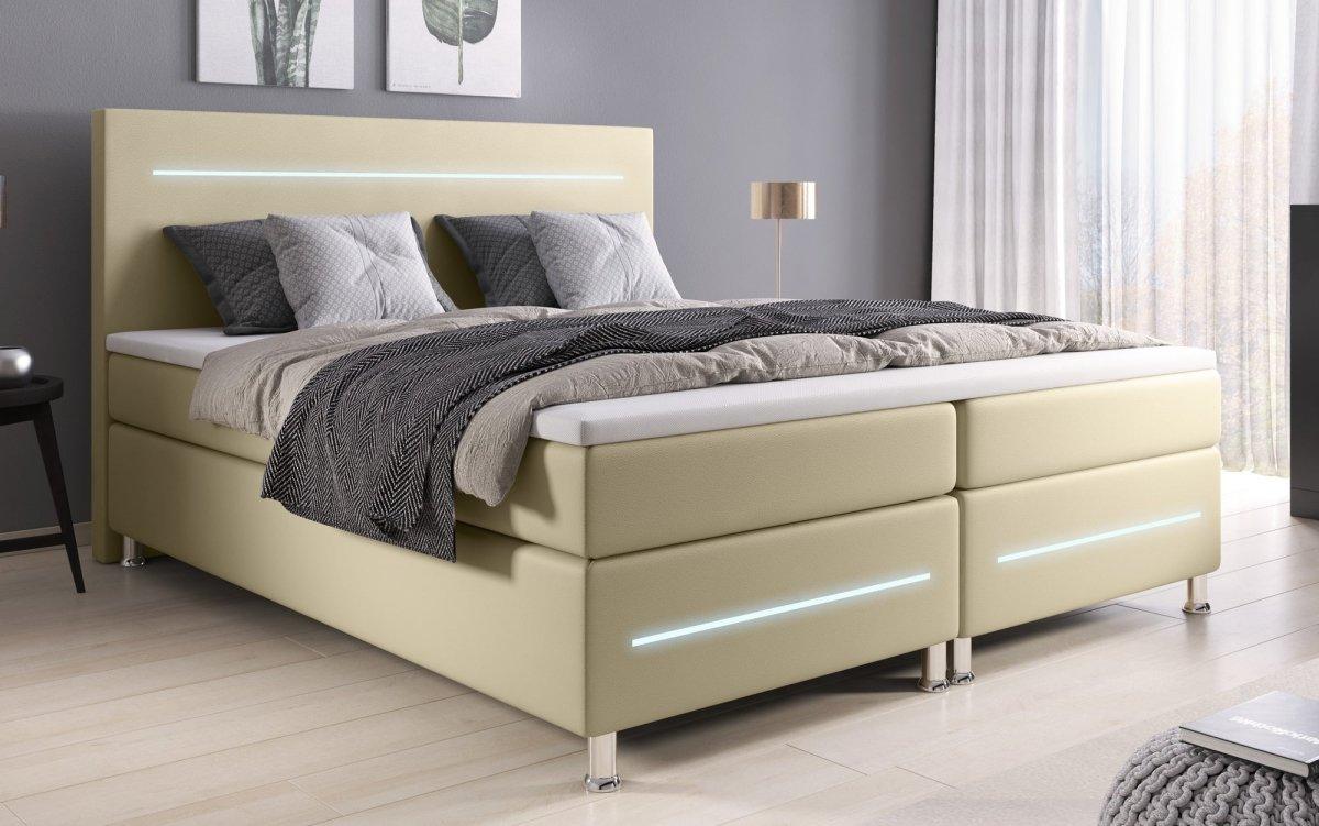 Boxspringbett Sejour mit LED - Luxusbetten24