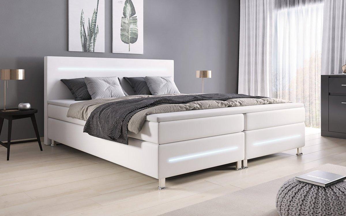 Boxspringbett Sejour mit LED - Luxusbetten24