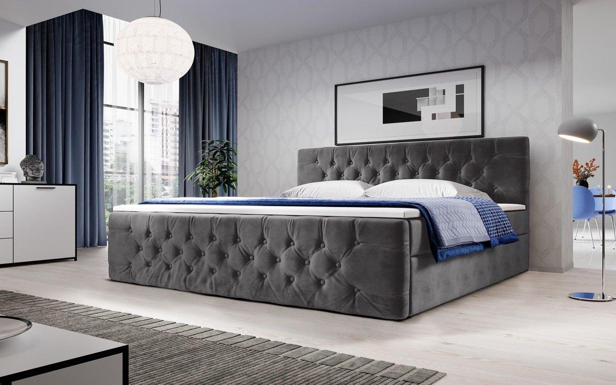 Boxspringbett Velutto mit Stauraum - Luxusbetten24